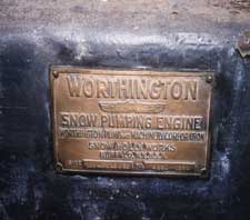 Plate from Worthington Pump
