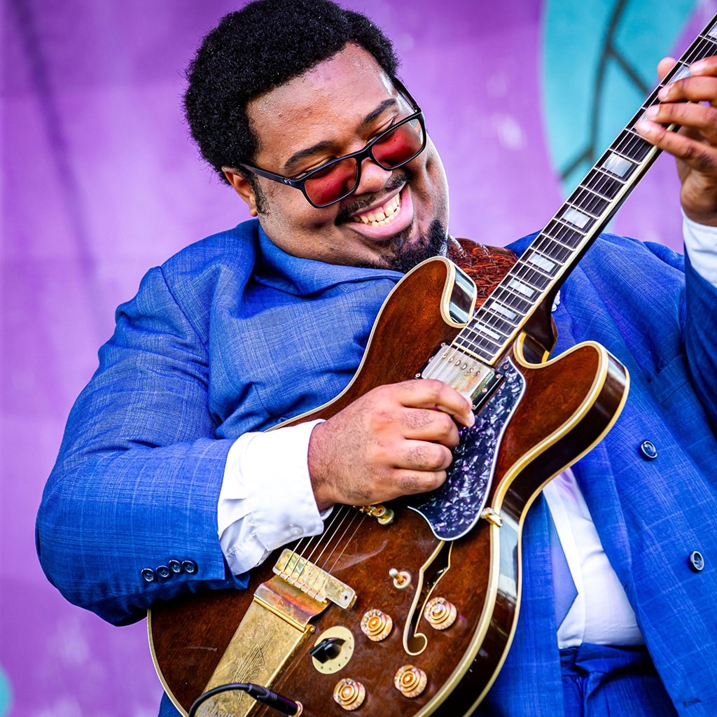 Blues artist D.K. Harrell. Photo by Jon Naugle.