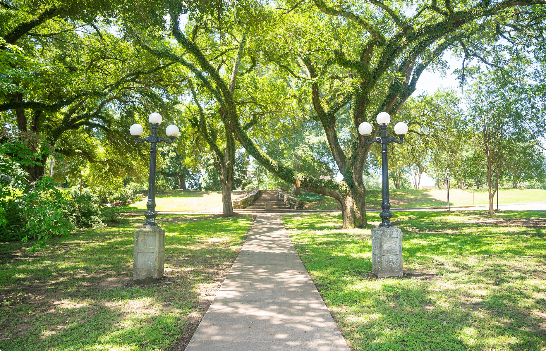 A view of the main campus.