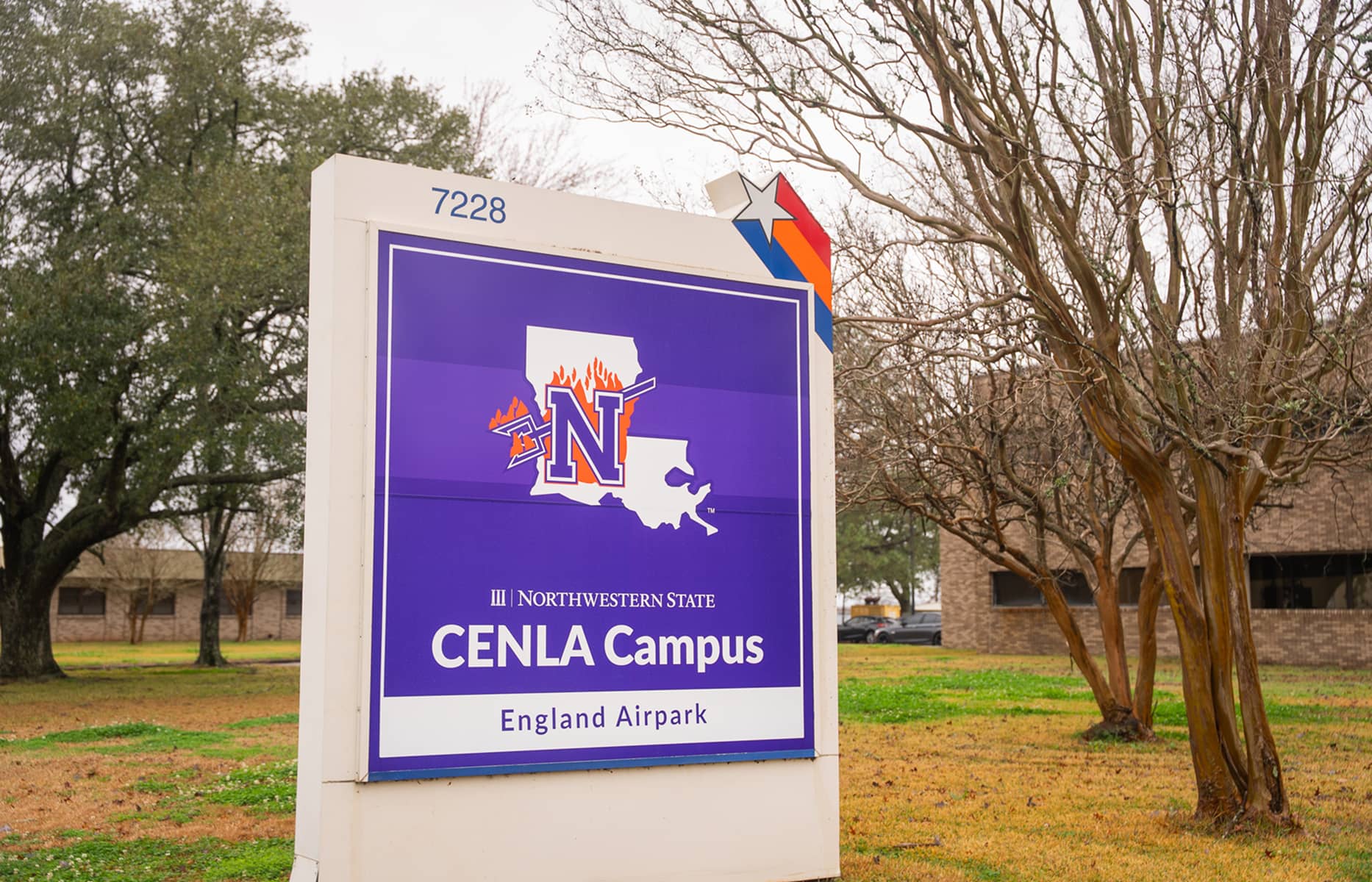 CENLA Campus signage