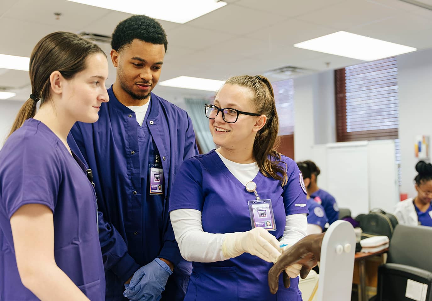 NSU Nursing students