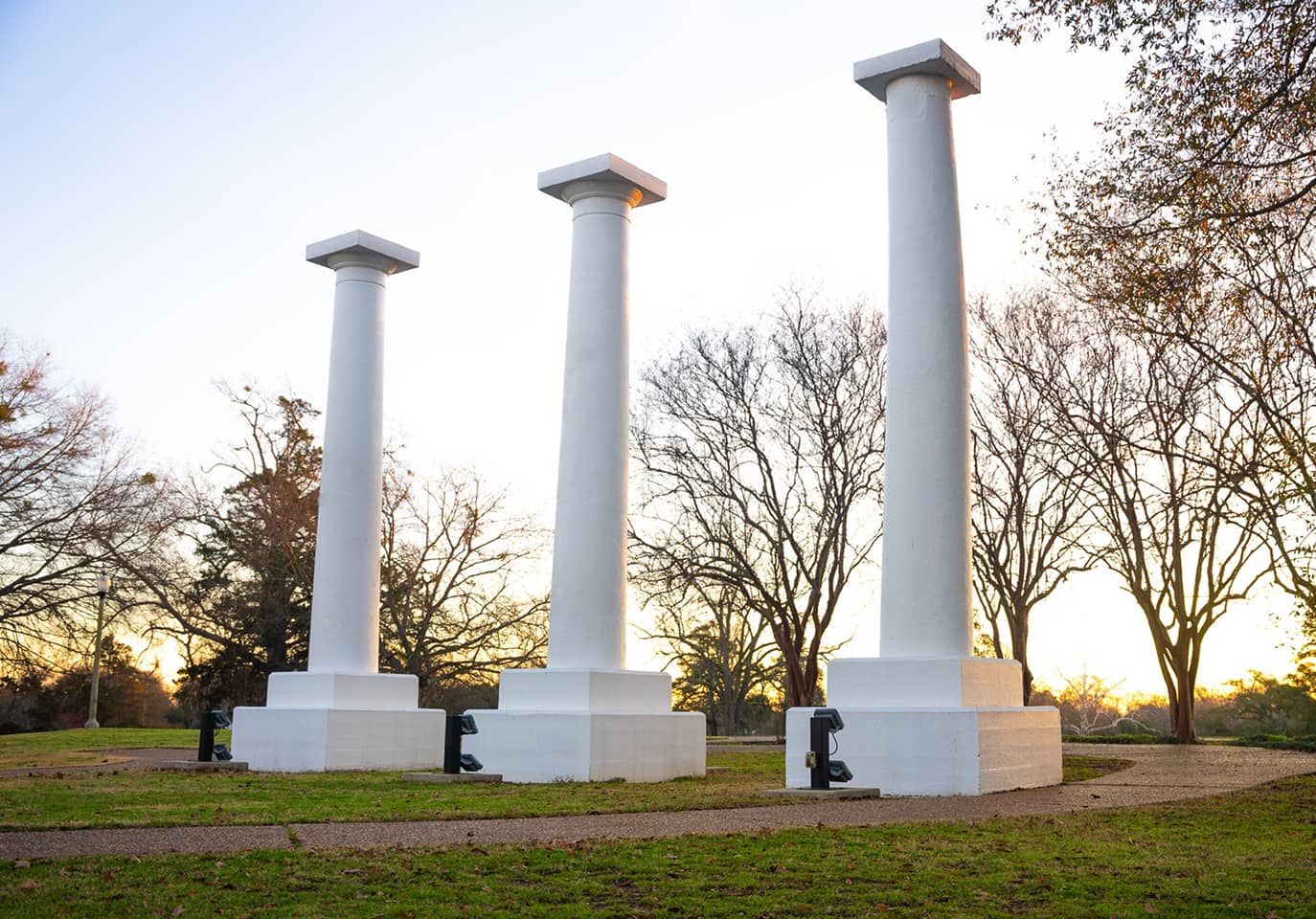 3 Columns on Normal Hill