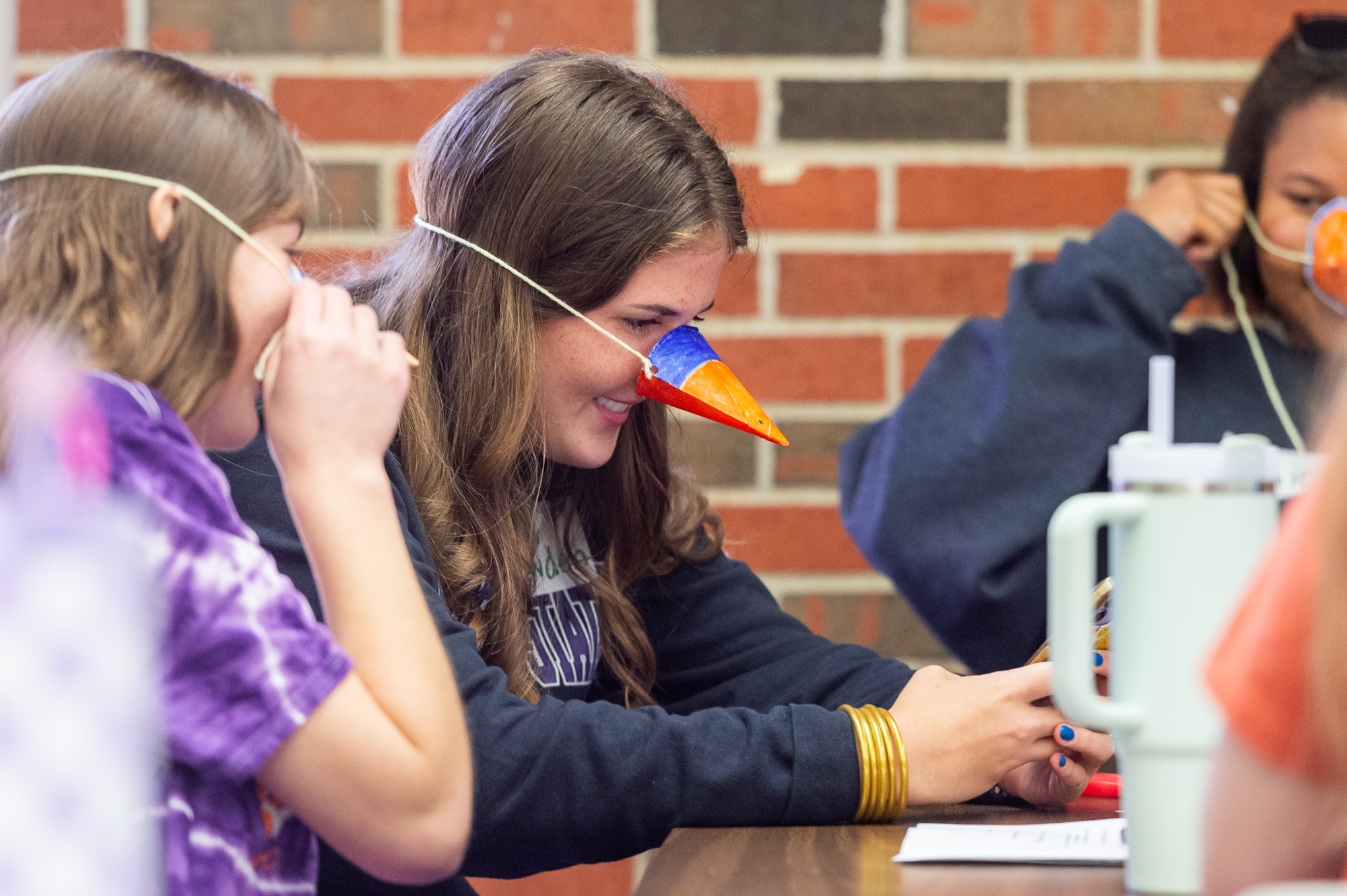 NSU Middle Lab students complete paper craft project