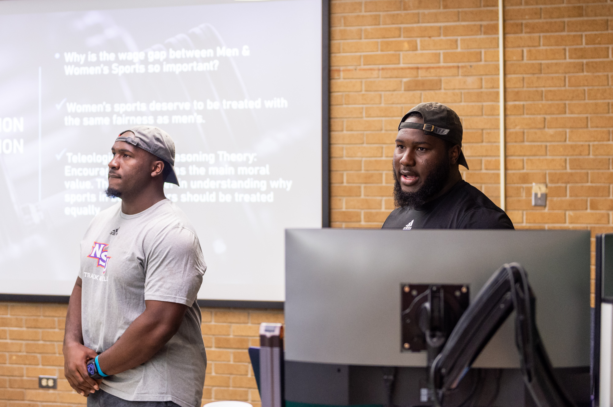 NSU Health and Human Performance students present to class