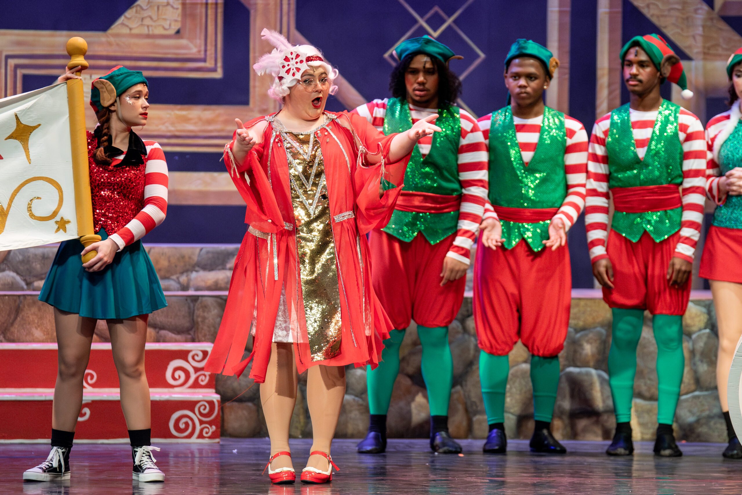 NSU Performing Arts students during Christmas Gala performance