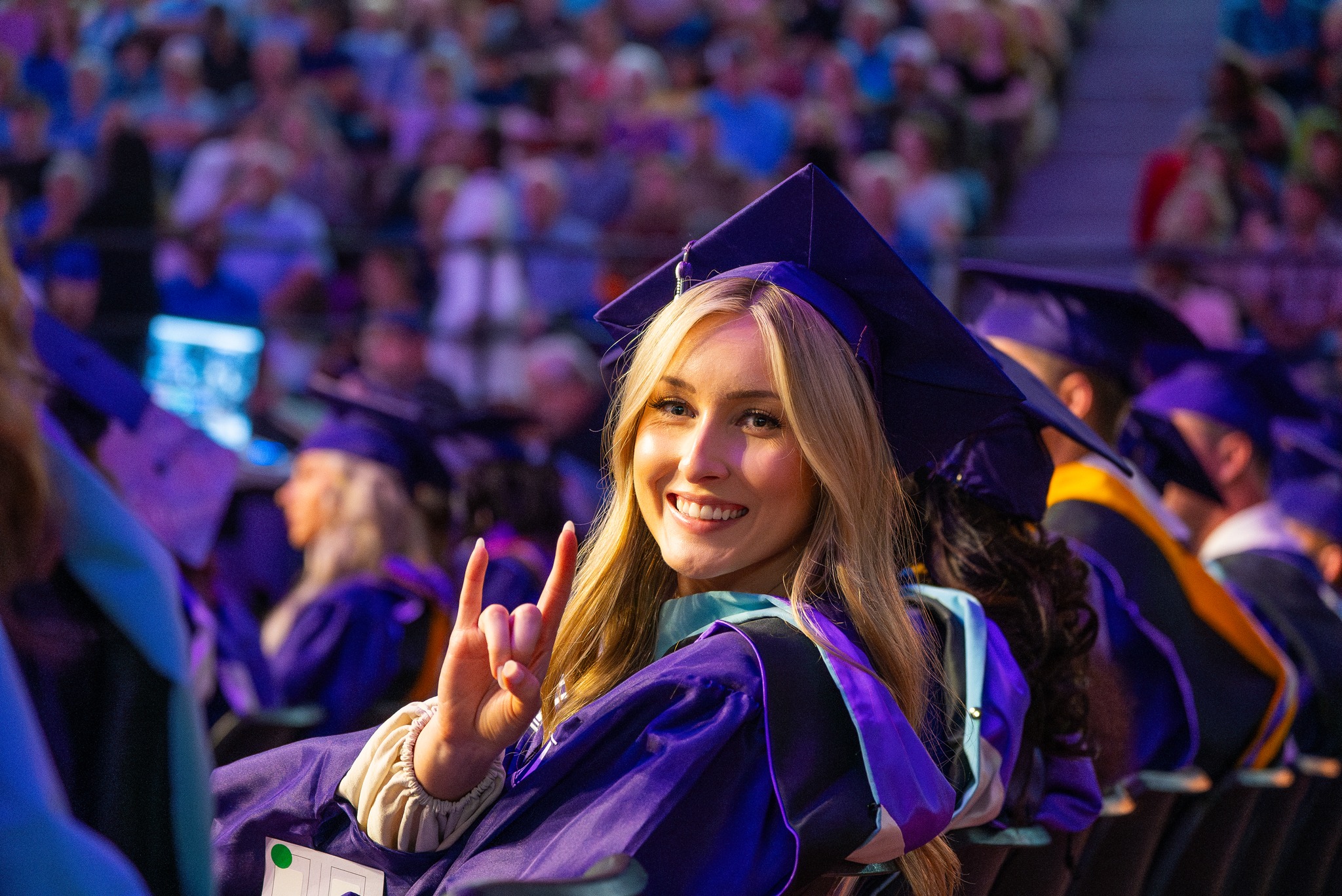 NSU students graduate with a Master's degree