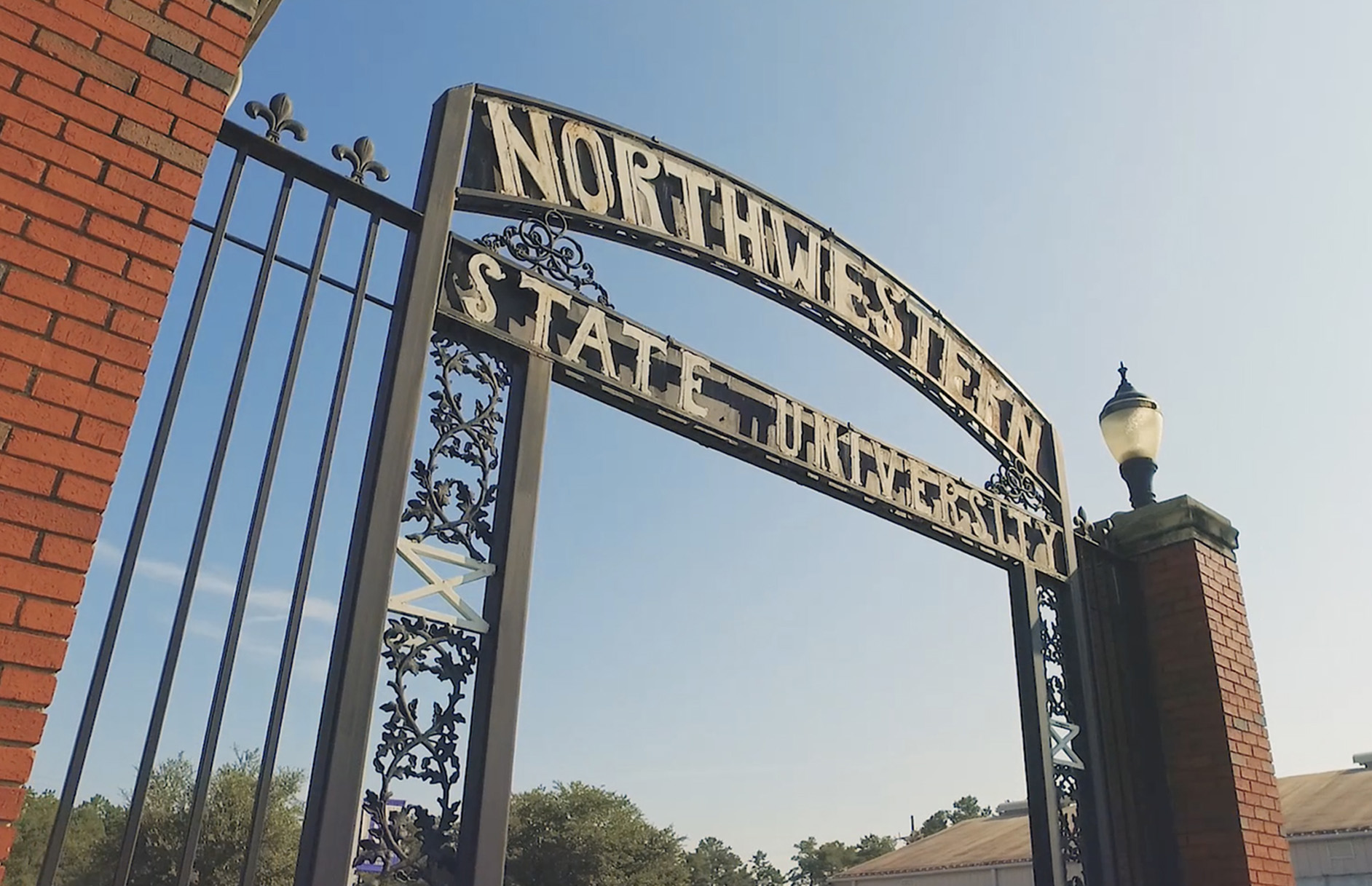 NSU gate at Leesville campus