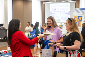 NSU students gather in Student Union for an event on campus.