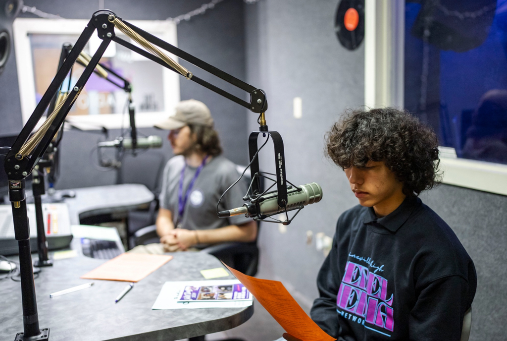 NSU students broadcast live radio talk show
