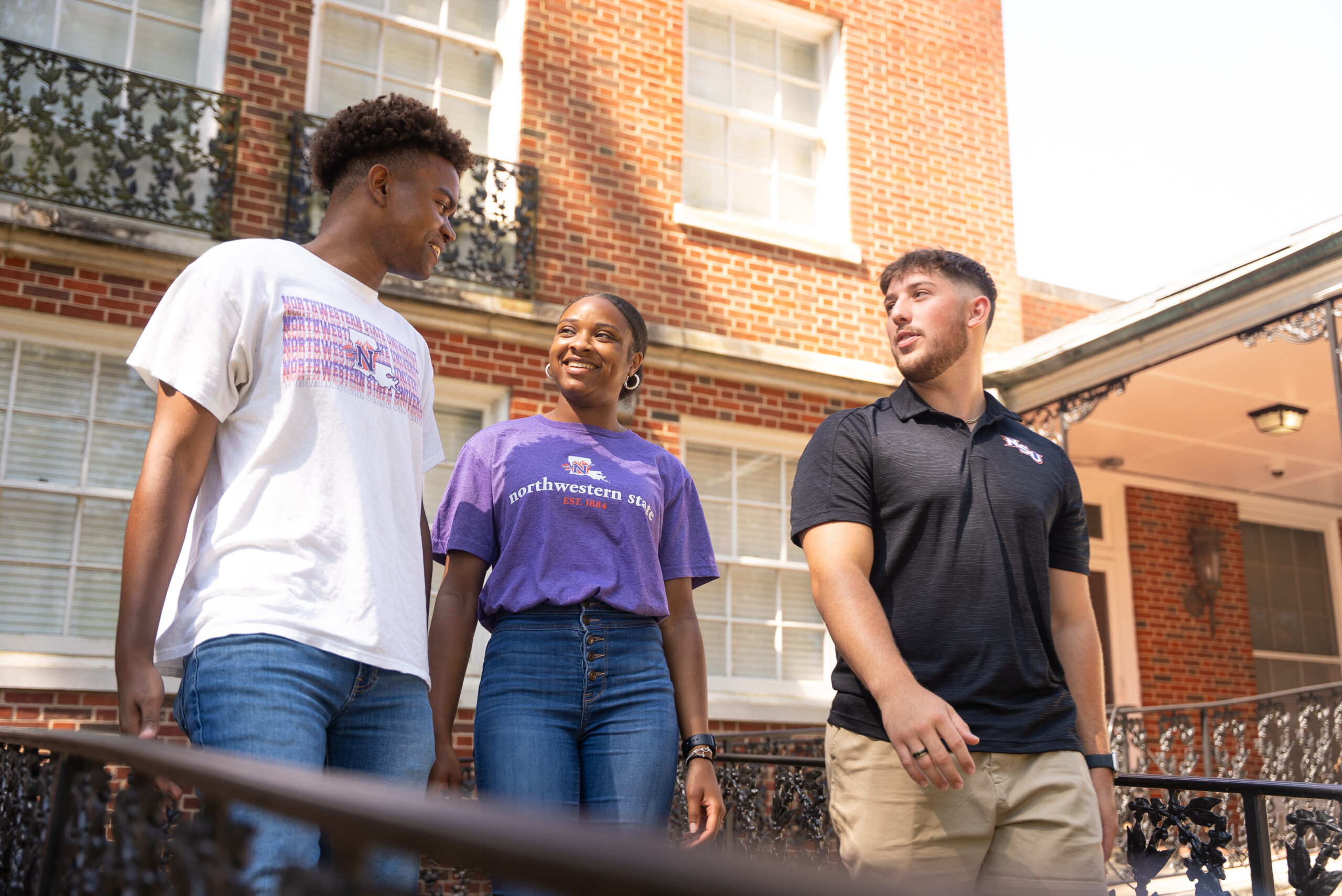 Students walk out of Varnado Hall