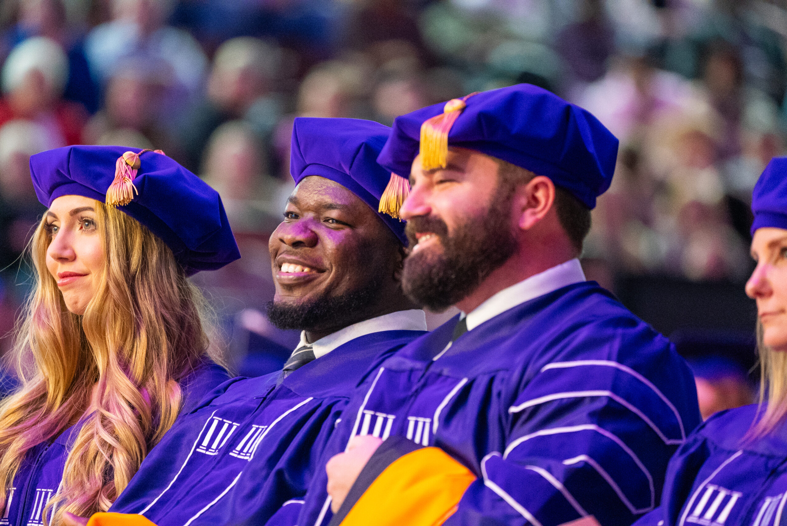 NSU Doctoral candidate at commencement