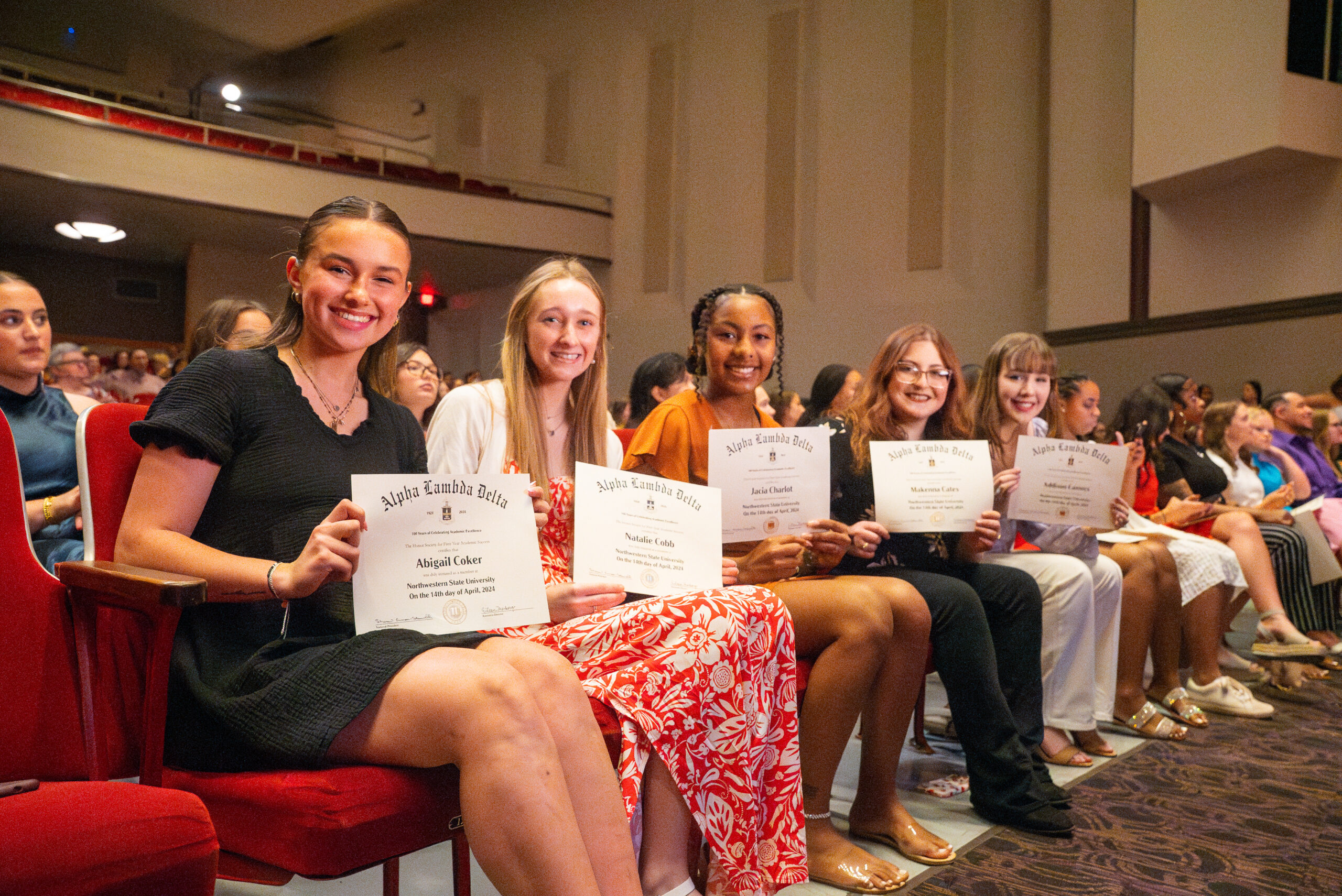 Alpha Lambda Delta induction ceremony