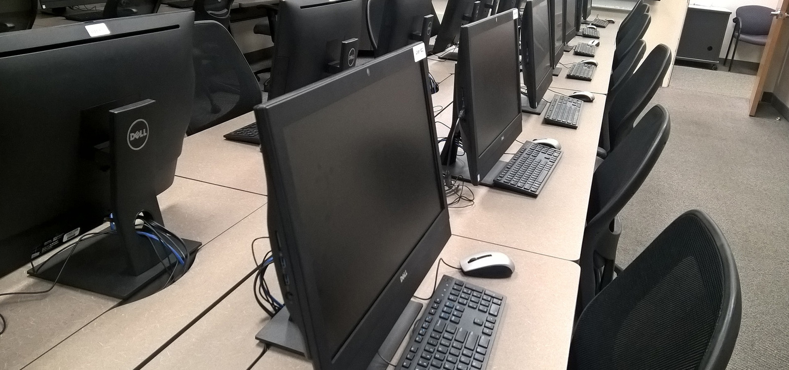 Computers lab on campus