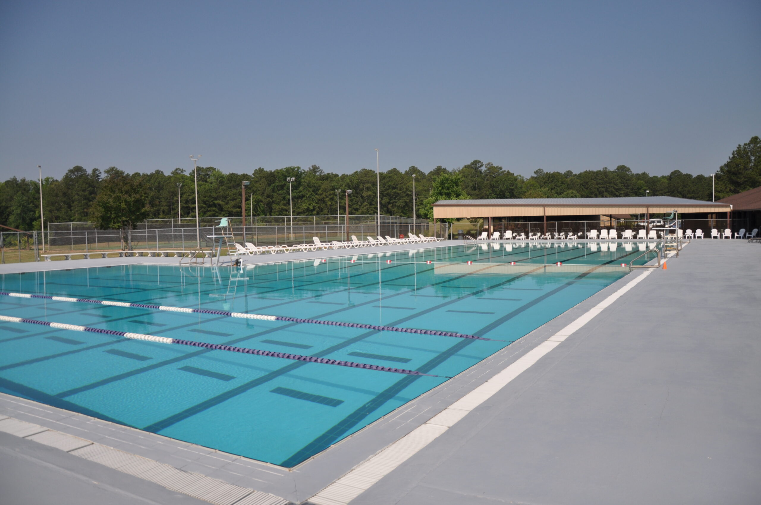 Swimming facility at the recreation complex