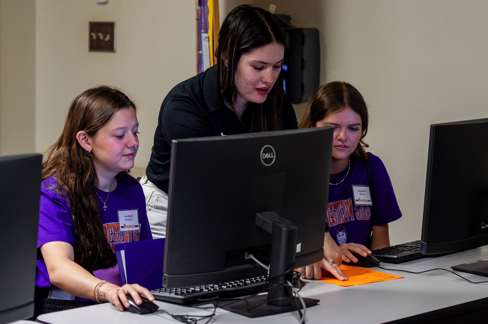 students on shreveport campus