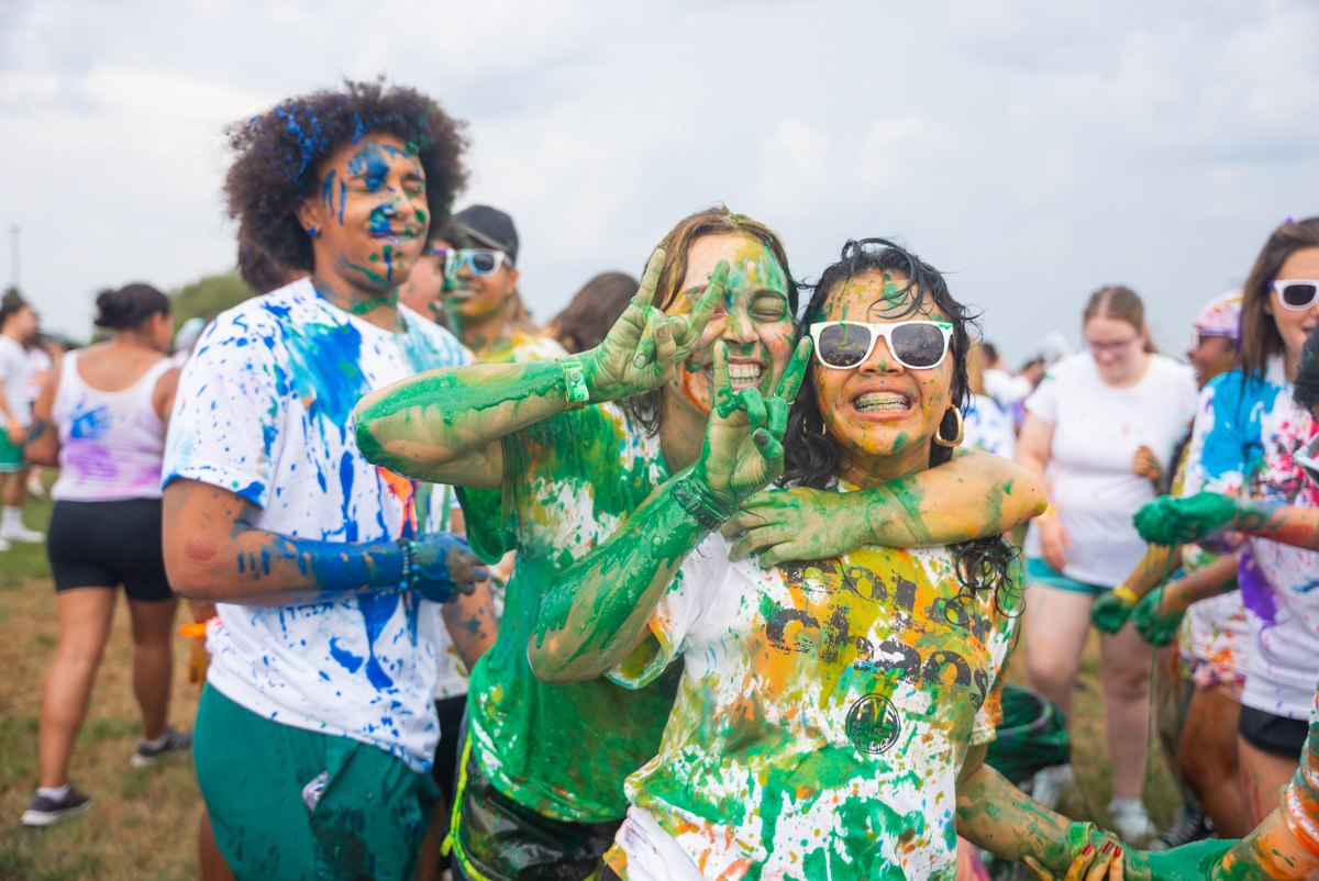 Color Chaos on campus of Northwestern State University