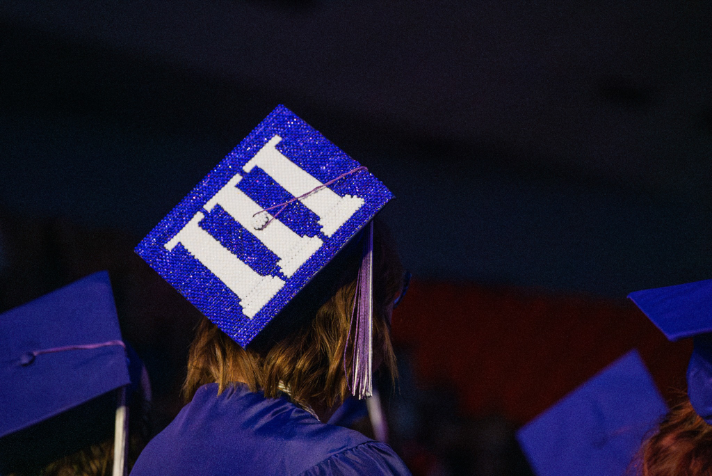 Student graduating from Northwestern State University of Louisiana