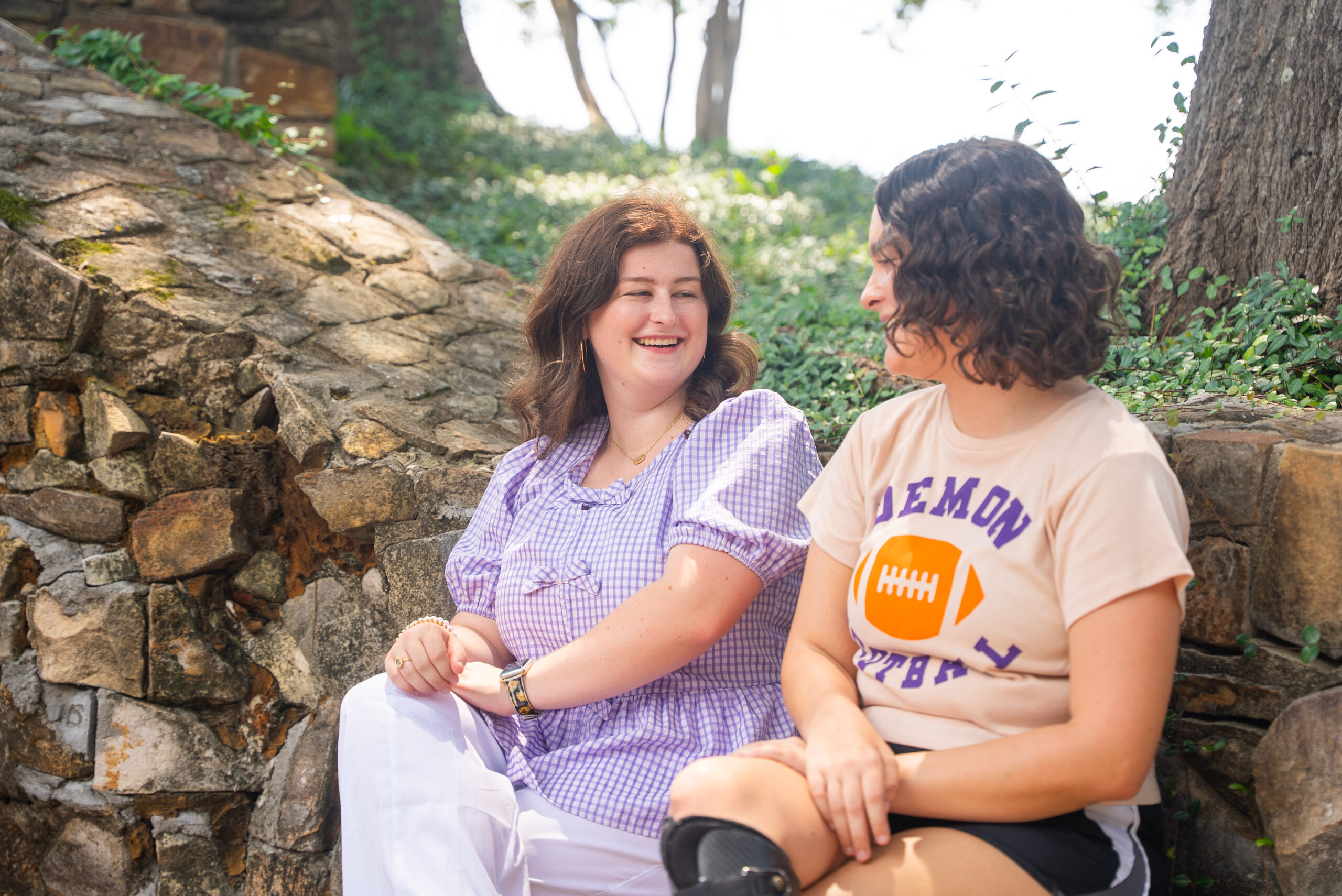 students posed on NSU's campus