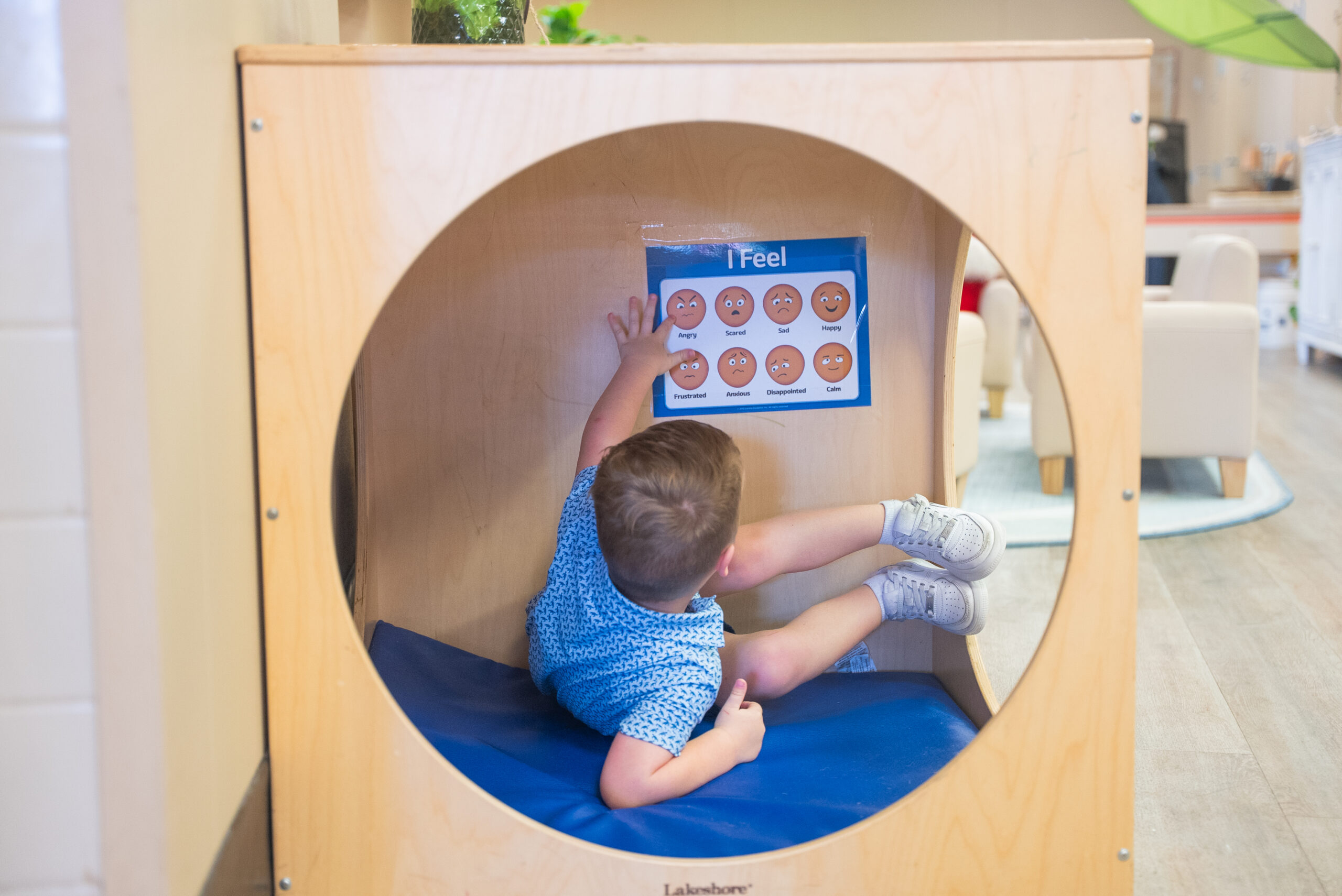 child playing at CDC