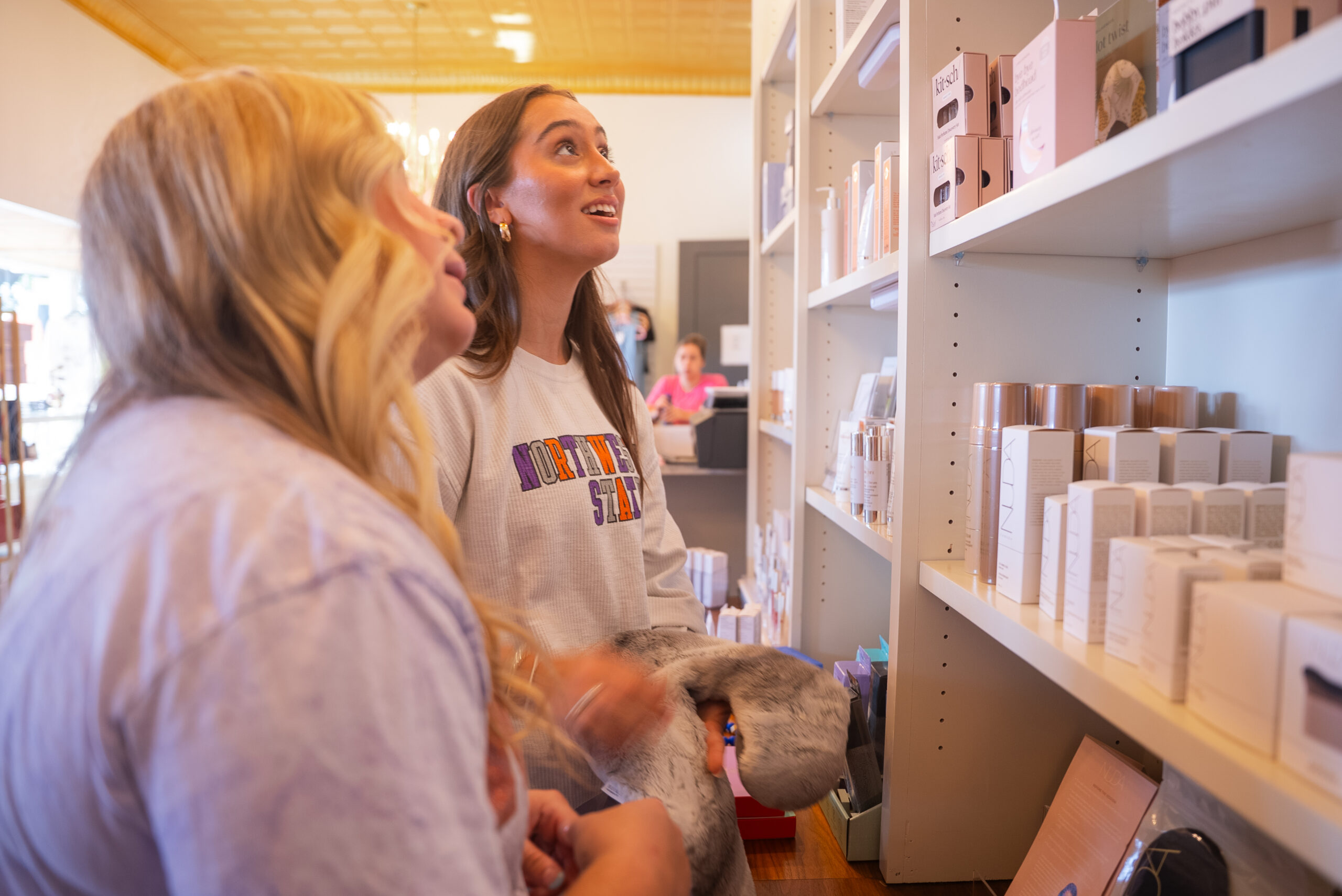 students shopping in natchitoches