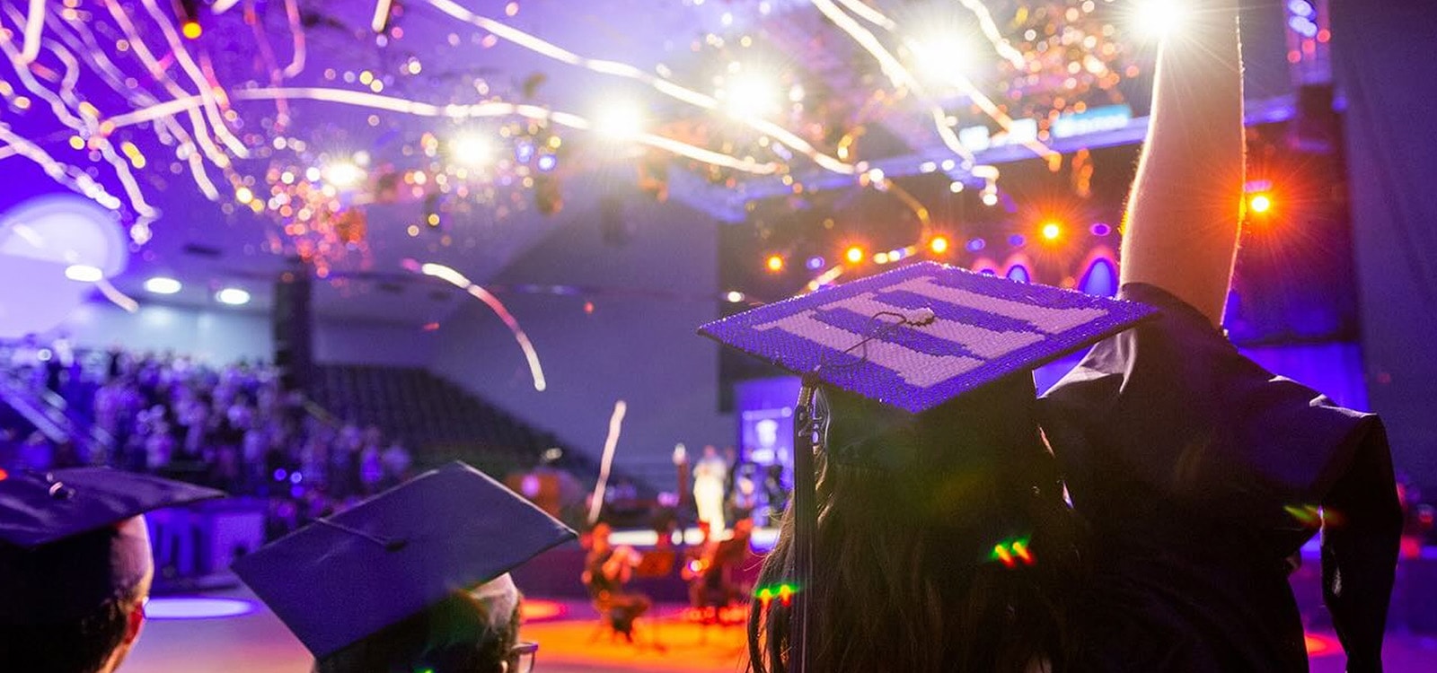 Student graduating from Northwestern State University