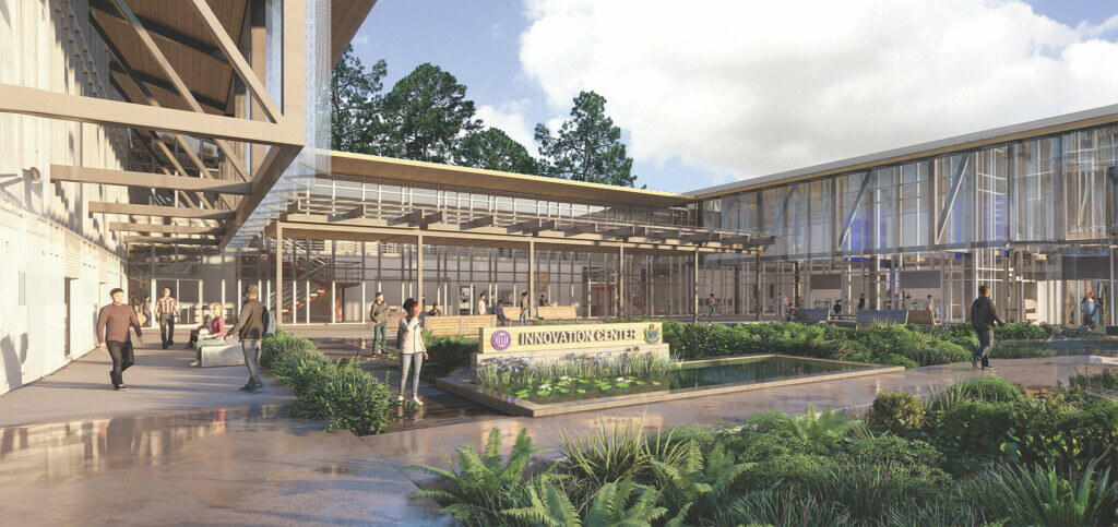 rendering of the NSU Innovation Center