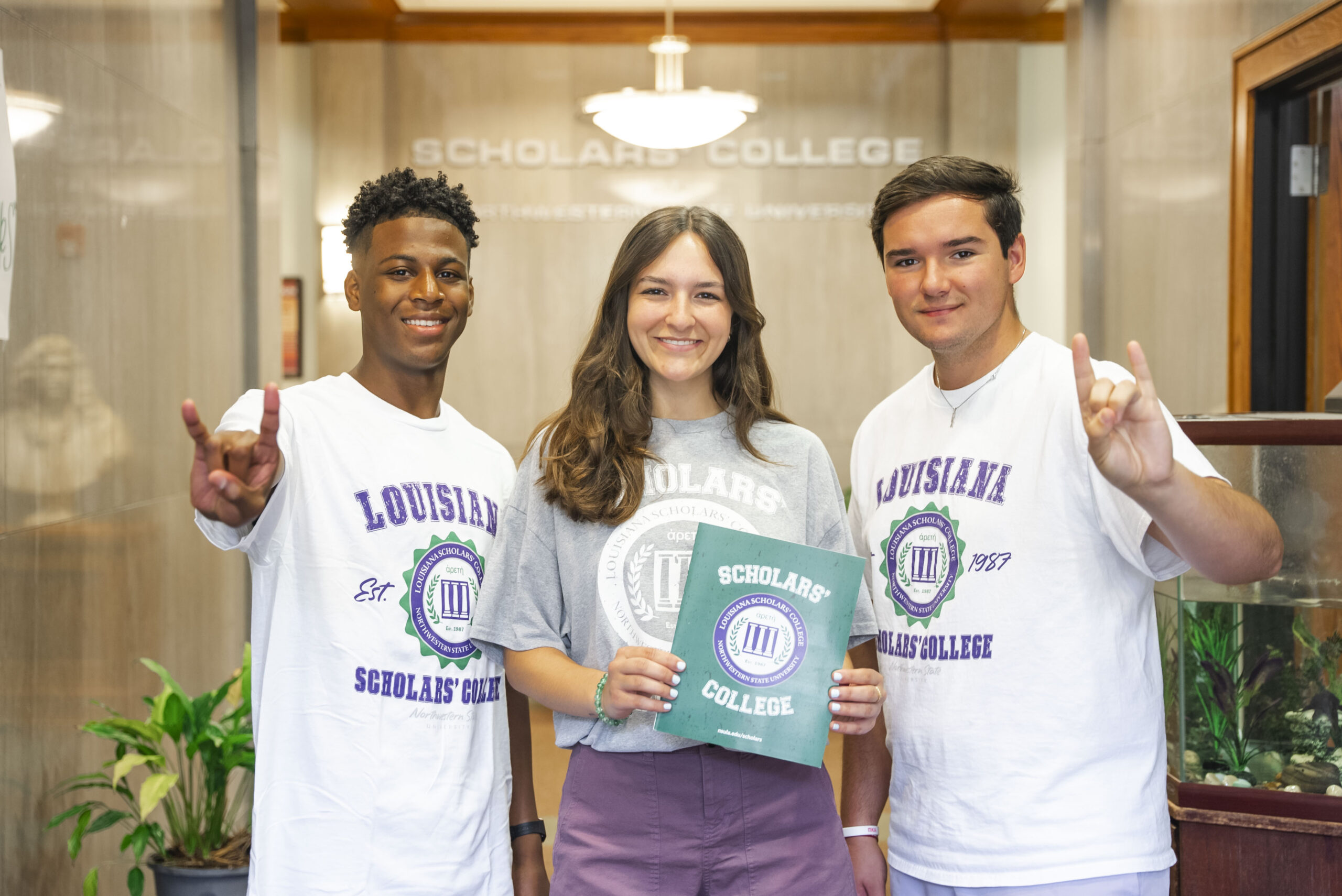 Students at the Louisiana Scholars' College