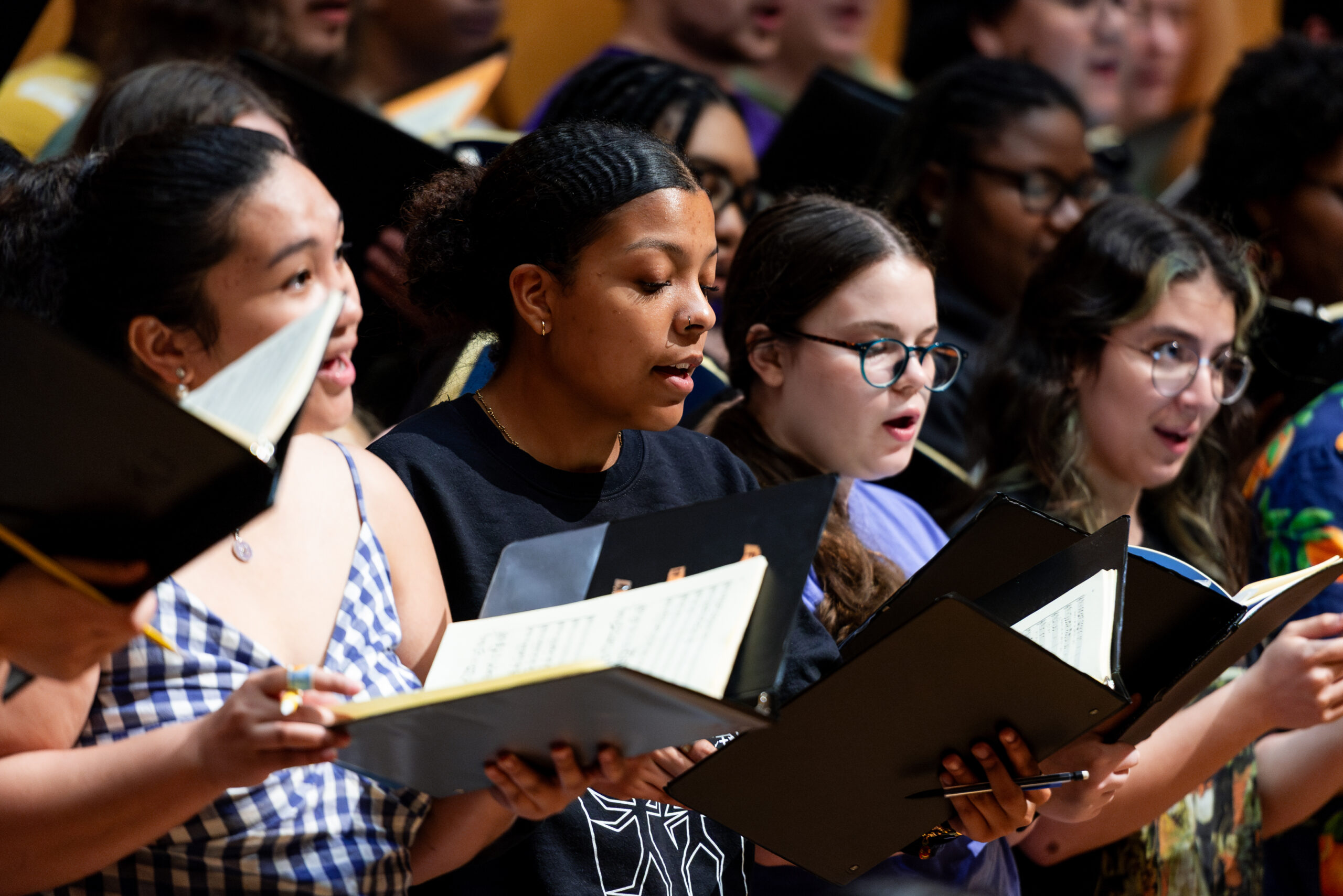 Choir singing
