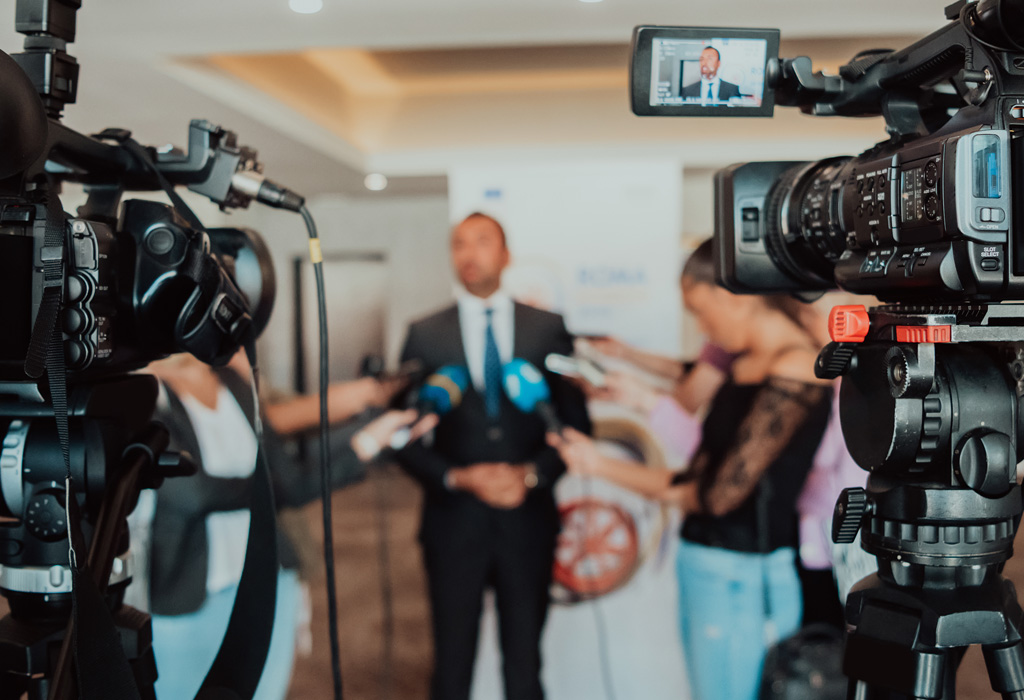 Stock image of multimedia journalism