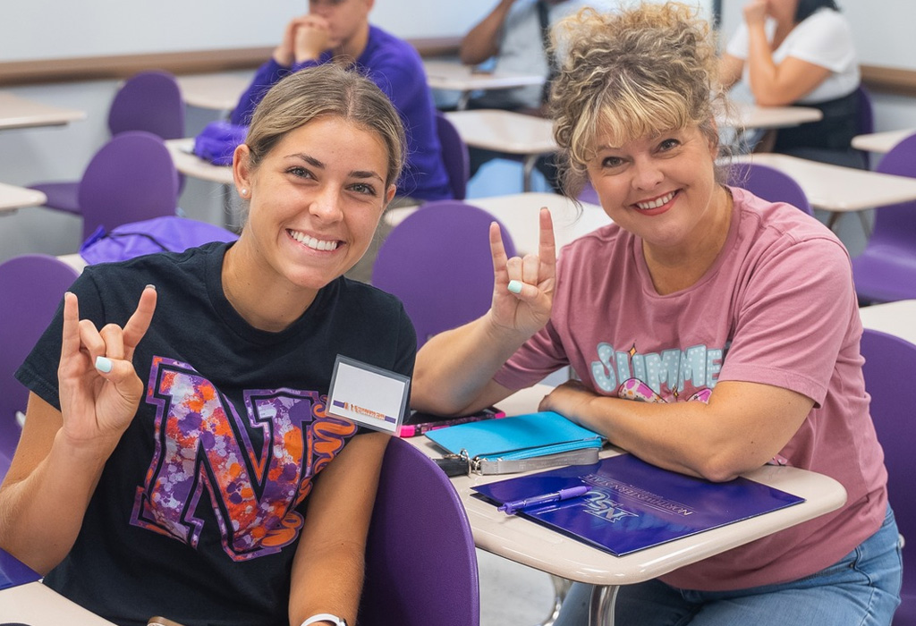 NSU student attends Freshman Connection to prepare for the Fall semester