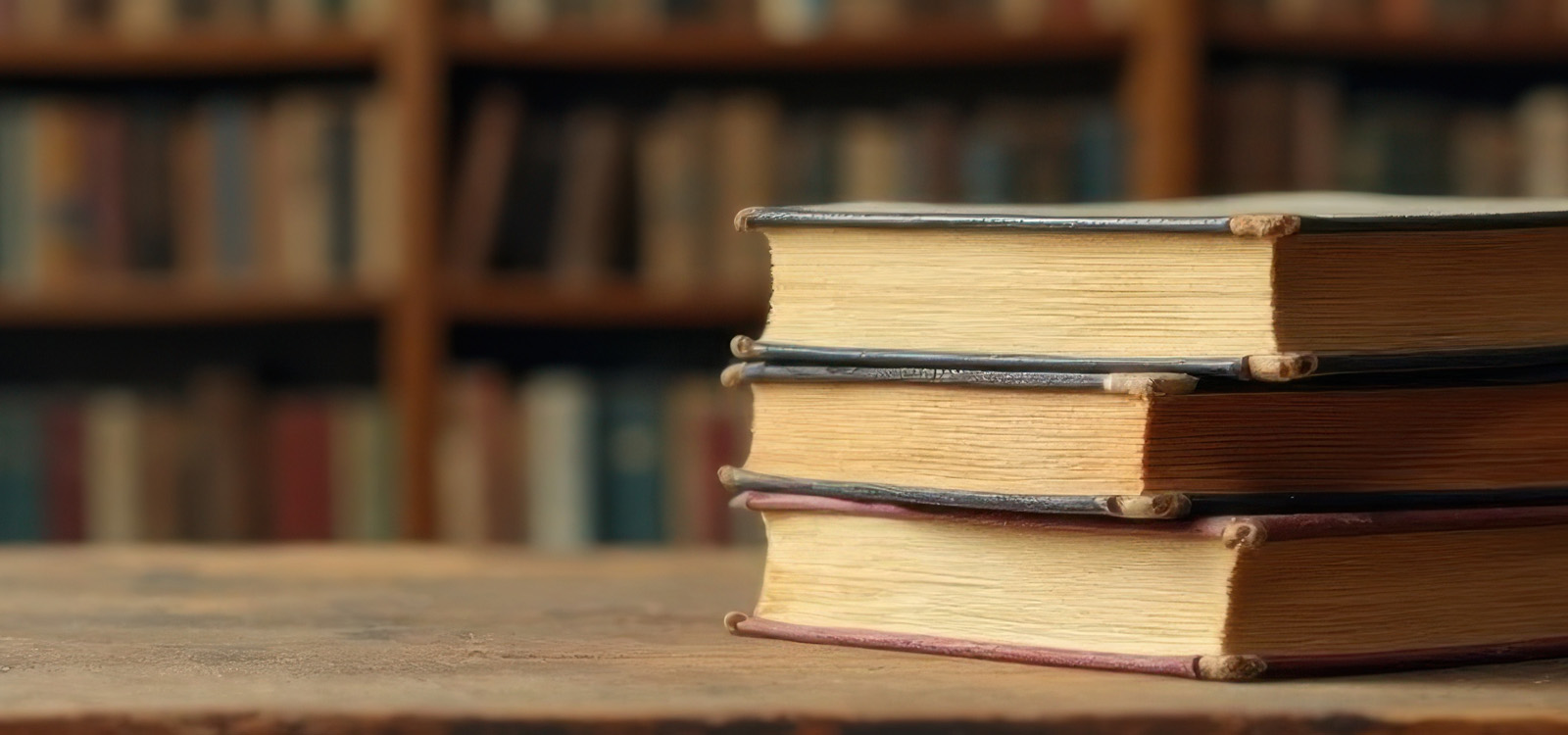 Book on desk