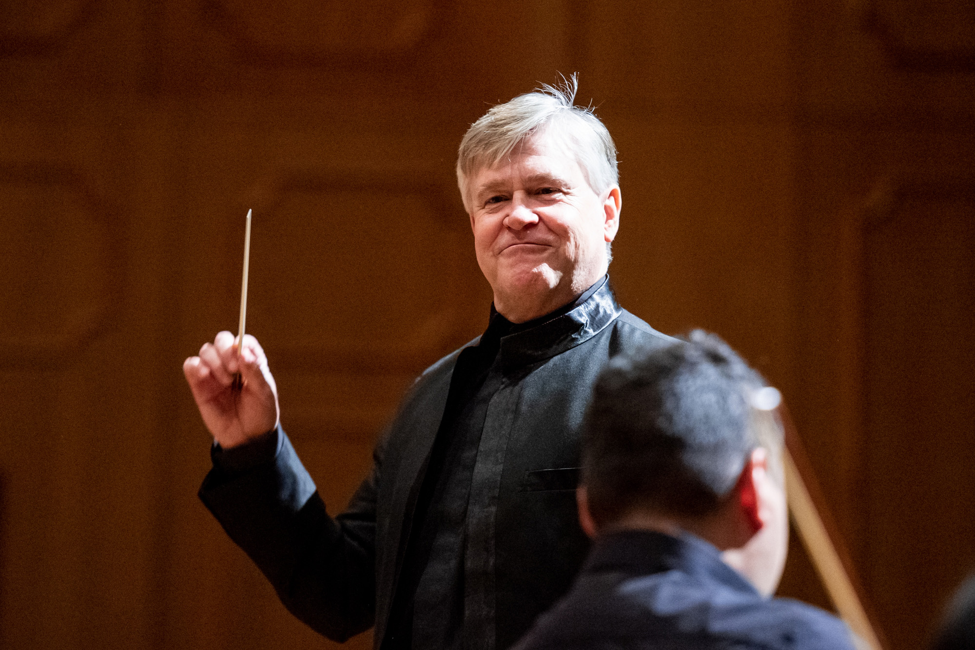 Dr. Douglas Bakenhus conducts symphony