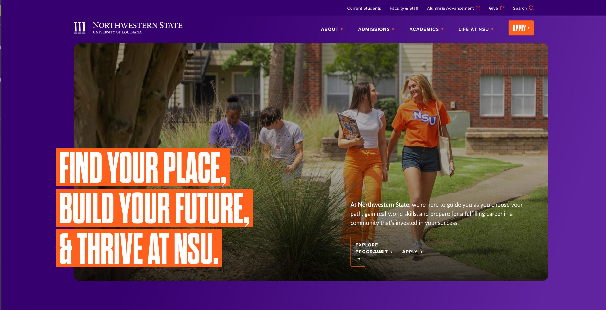 New NSU website