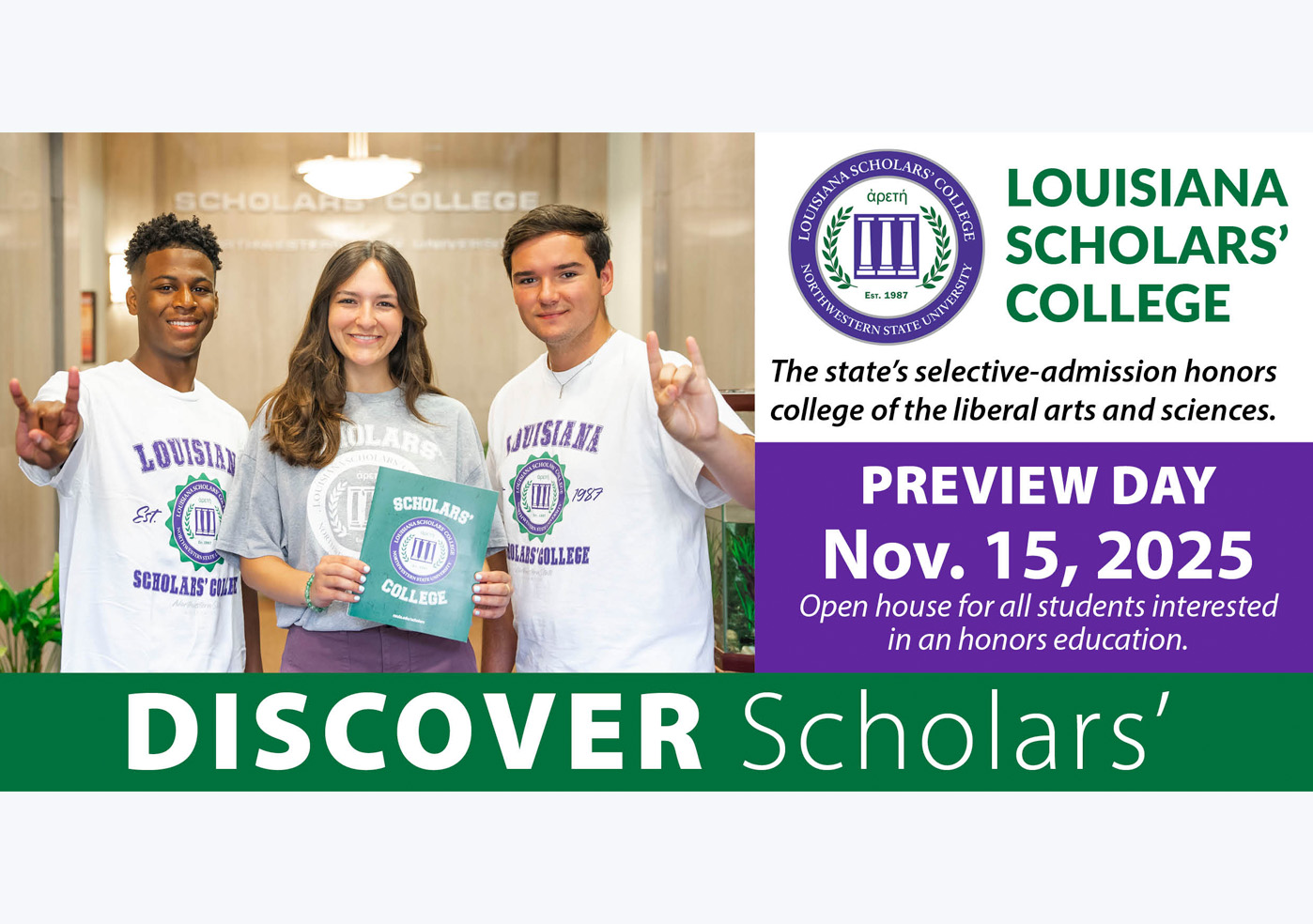 Scholars Preview Day Postcard