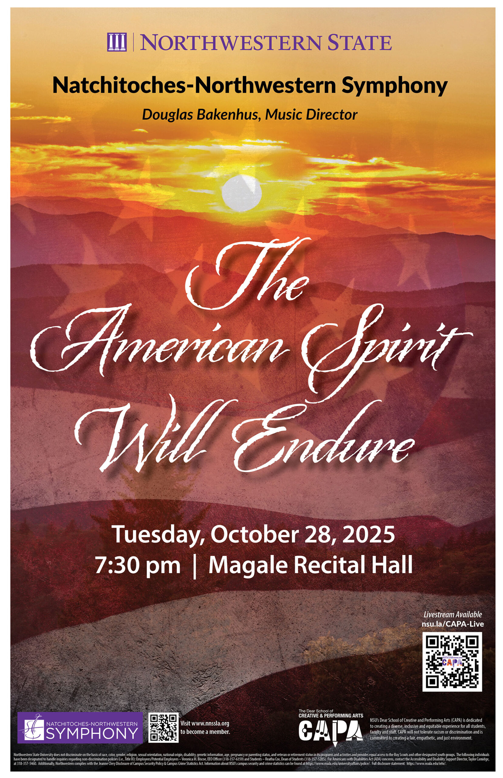 Natchitoches-Northwestern Symphony Orchestra to perform Oct. 28