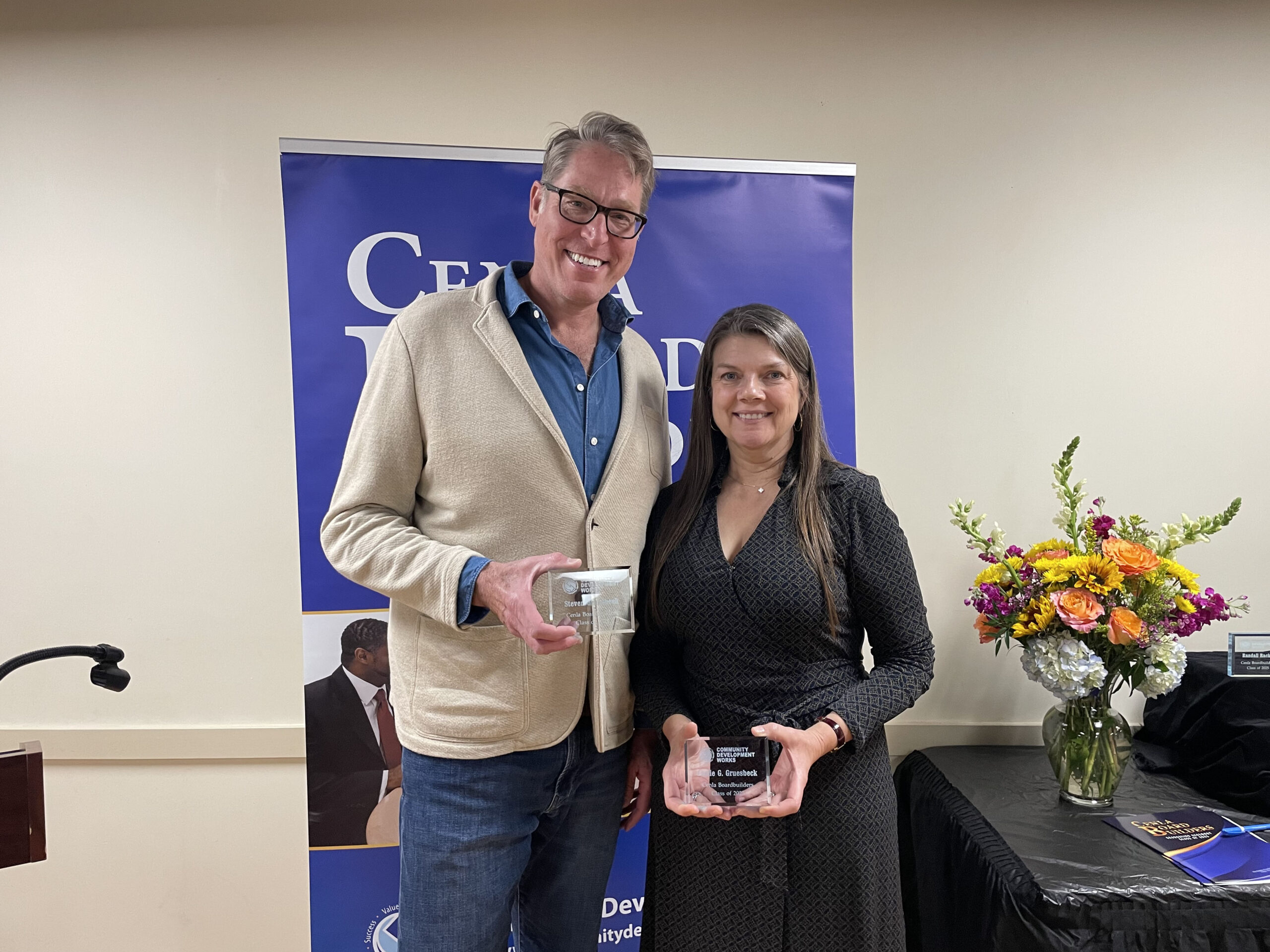 Steve and Leslie Gruesbeck completed the Cenla Boardbuilders program for individuals seeking higher-level volunteering opportunities. The program fosters leadership skills and can expand an organization’s reach into the community.