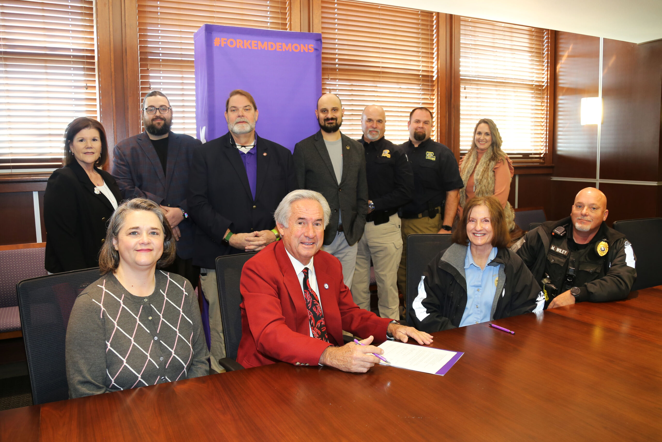 NSU, Many PD sign professional development agreement
