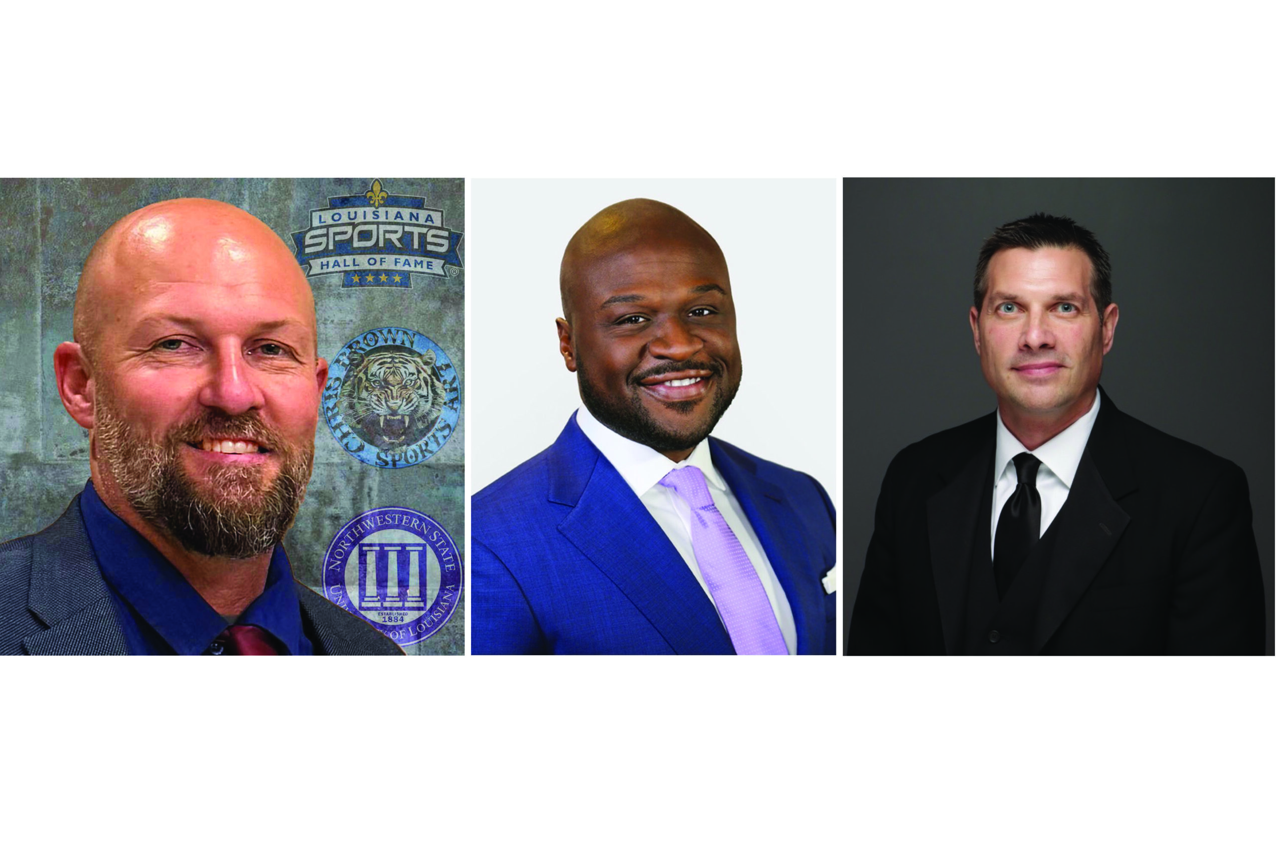 CAPA Hall of Fame inductees, from left, Christopher Brown of Newark, Texas, Sherman Desselle of Houston and Mark Poole of Little Elm, Texas.