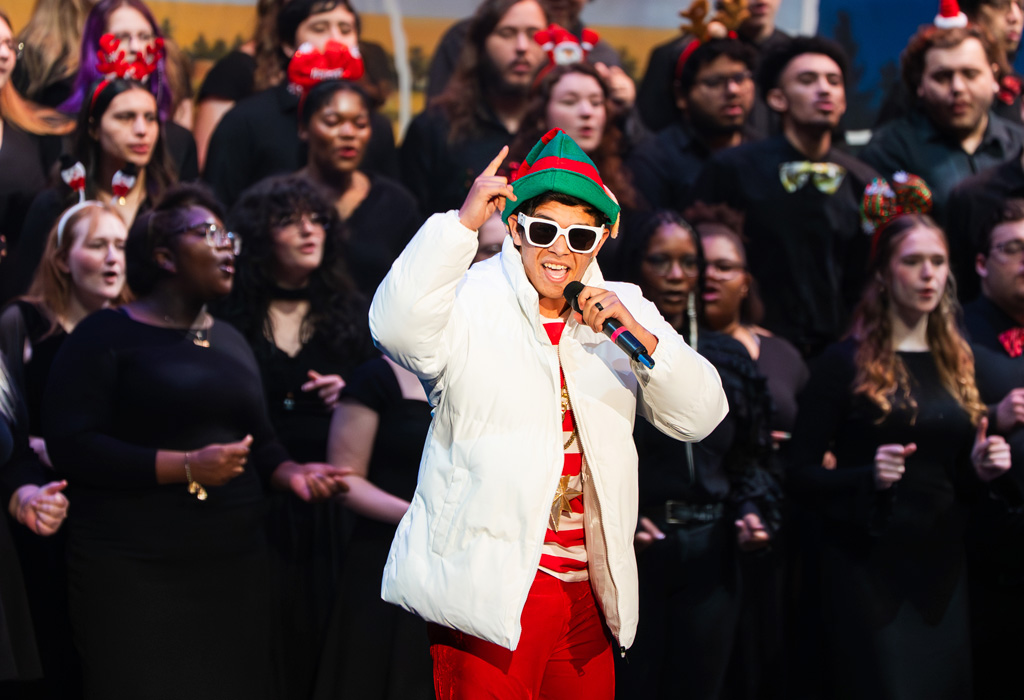 NSU student performs at Christmas Gala 2025