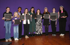 Winners of Interactive Bulletin Board competition were Kylie Caballero, Charlee Ducote, Braylee Johnson, Kinley Johnson, Mia Hollier, Caroline Church, Jaiyden Griffin, Annabell Harmeson and Ava Jones.