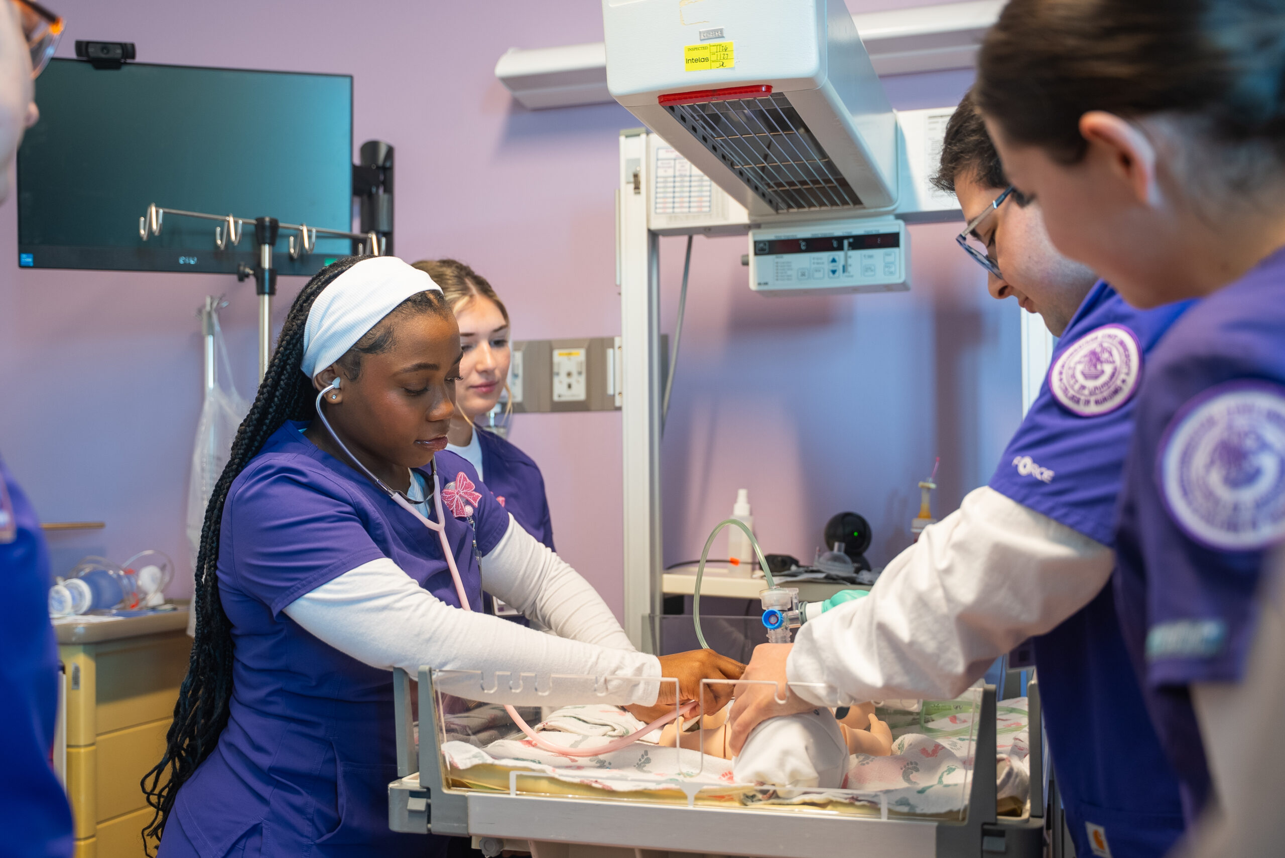 nursing students in clinical