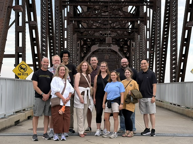 Dr. Judith Covington was one of thousands of high school and college mathematics faculty to review Advanced Placement calculus exams. She is pictured with the advanced math teachers in her Table Group that met in Louisville, Kentucky, to review AP calculus exams June 11-17.