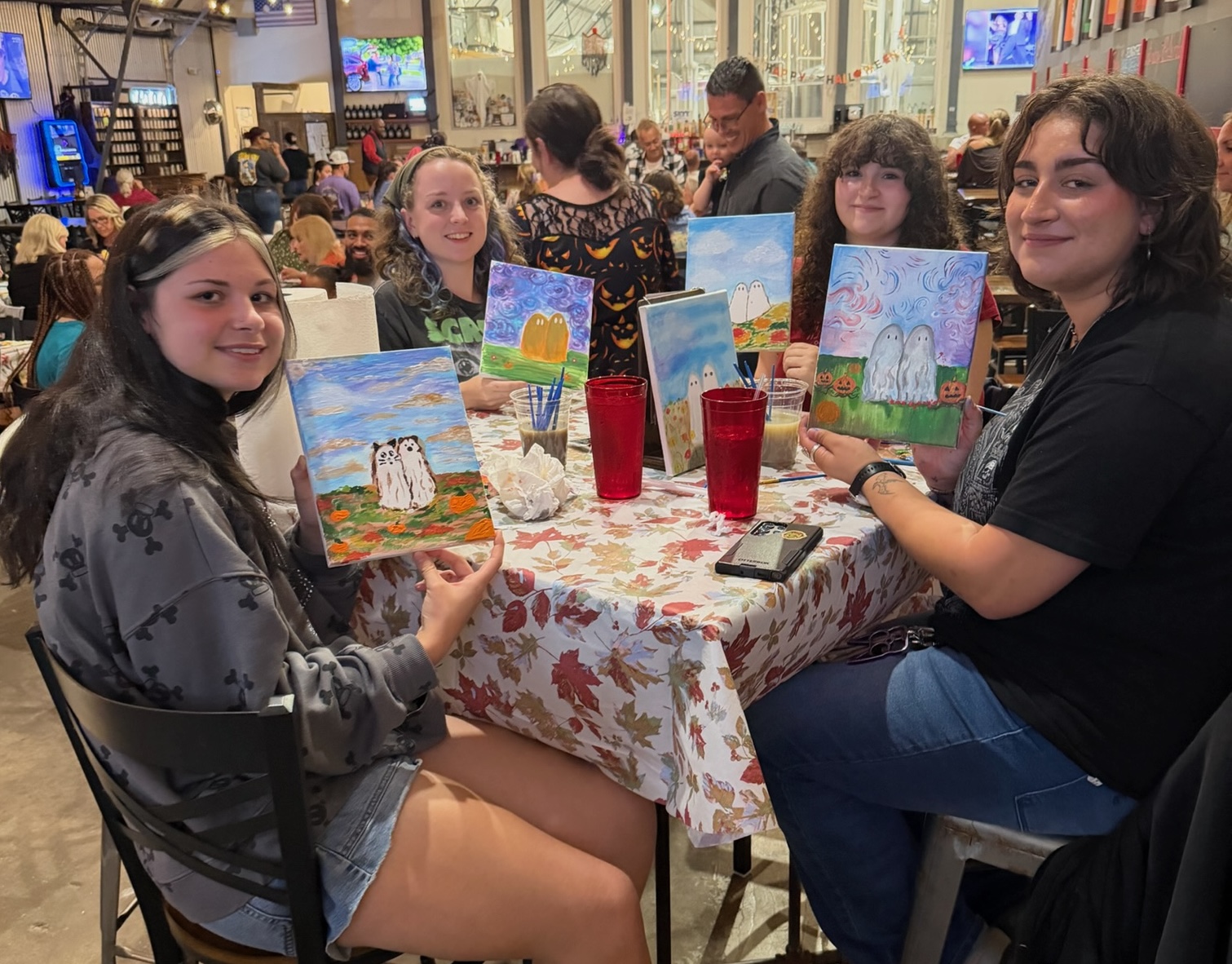Students participate in Canvas and Company.