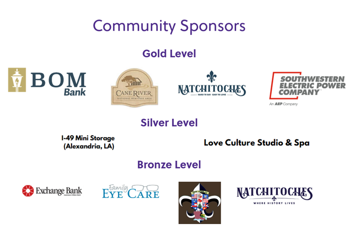 Logos of Community Sponsors