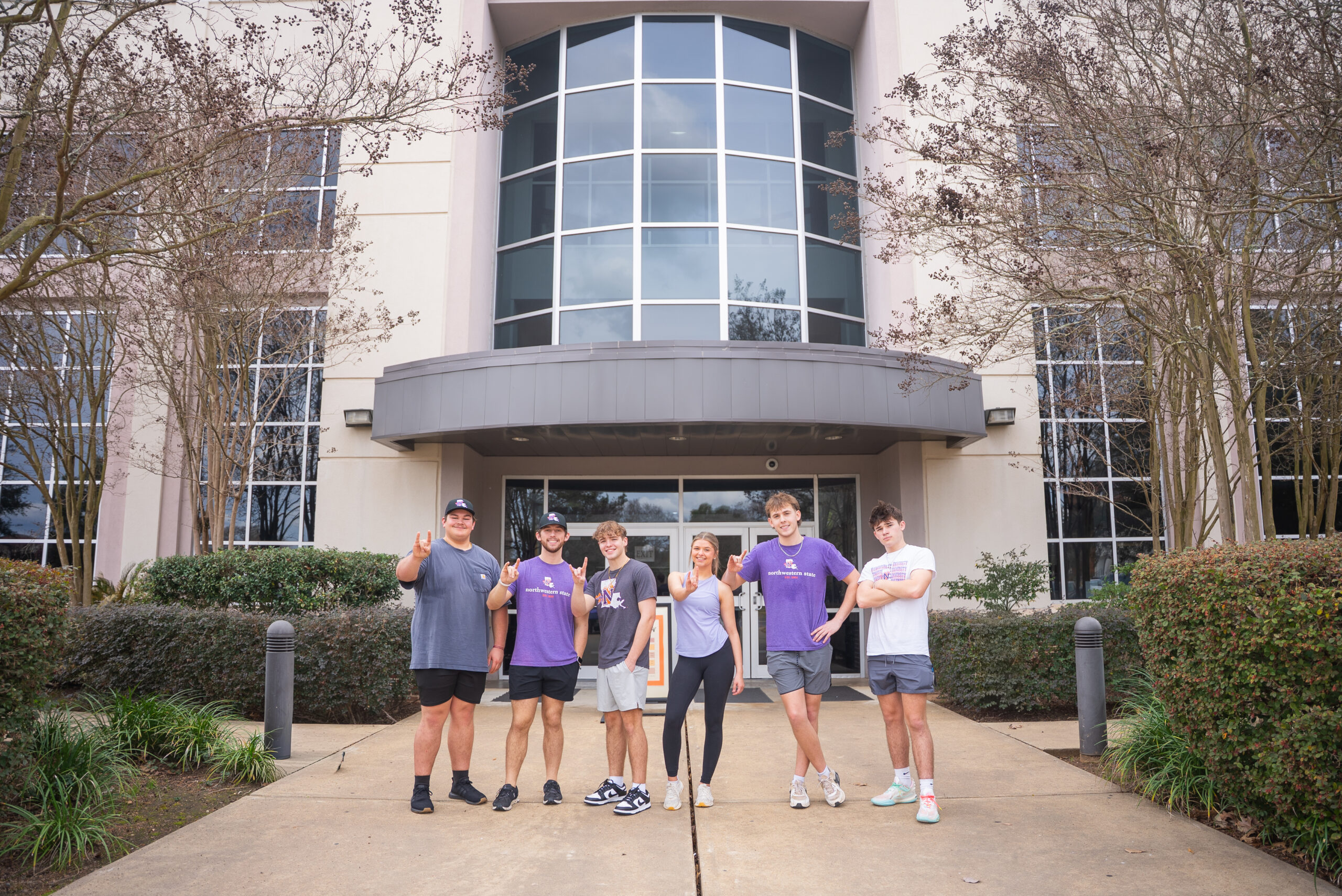 NSU students standing in front of the WRAC