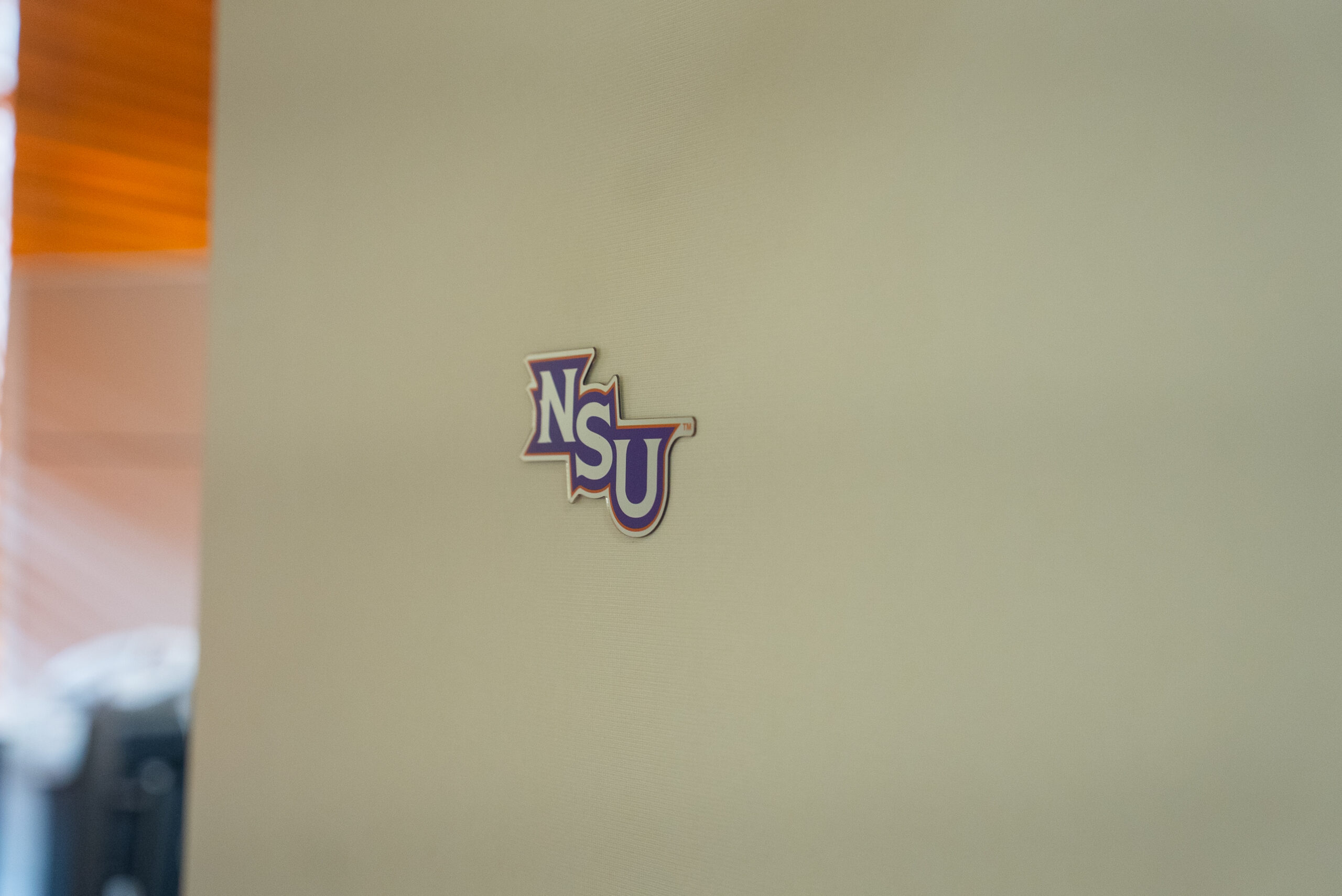 NSU logo on door