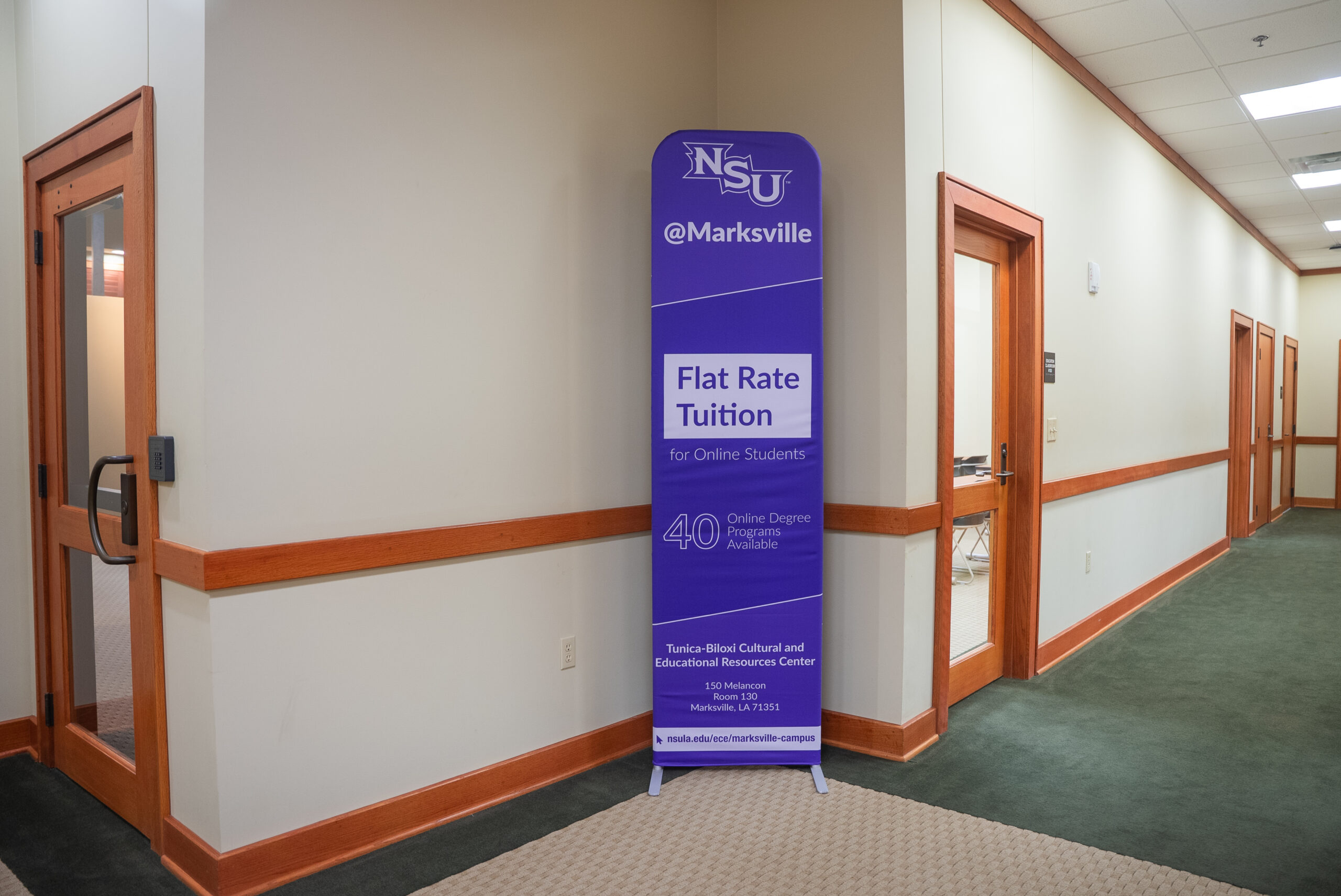 Marksville campus sign