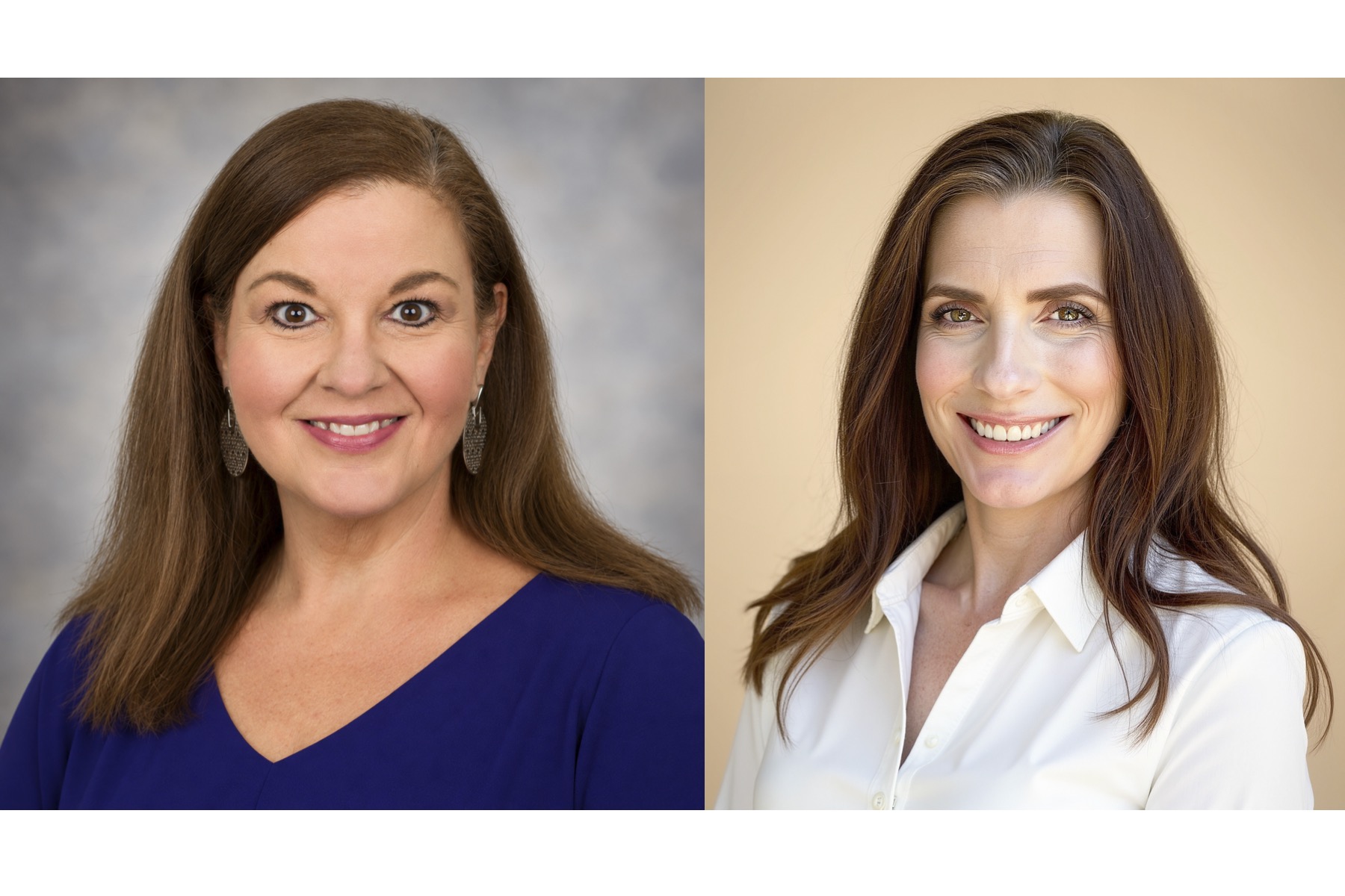 Rebecca Farmer, left, and Dr. Melissa Rennie.