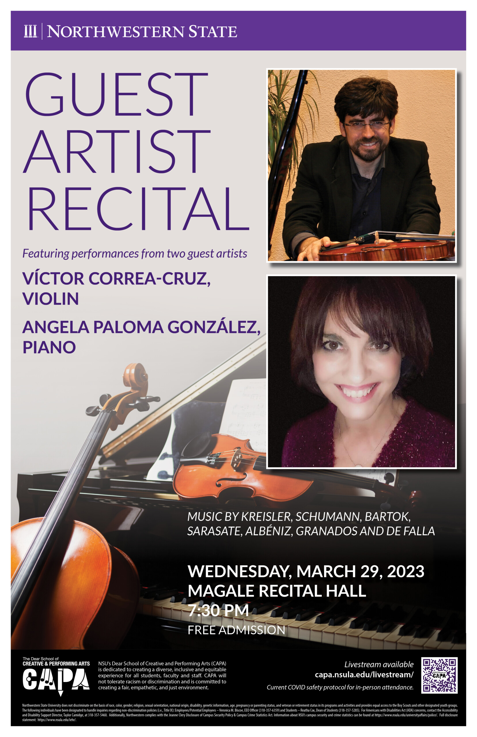 Southeastern Louisiana University Faculty To Perform Guest Recital 