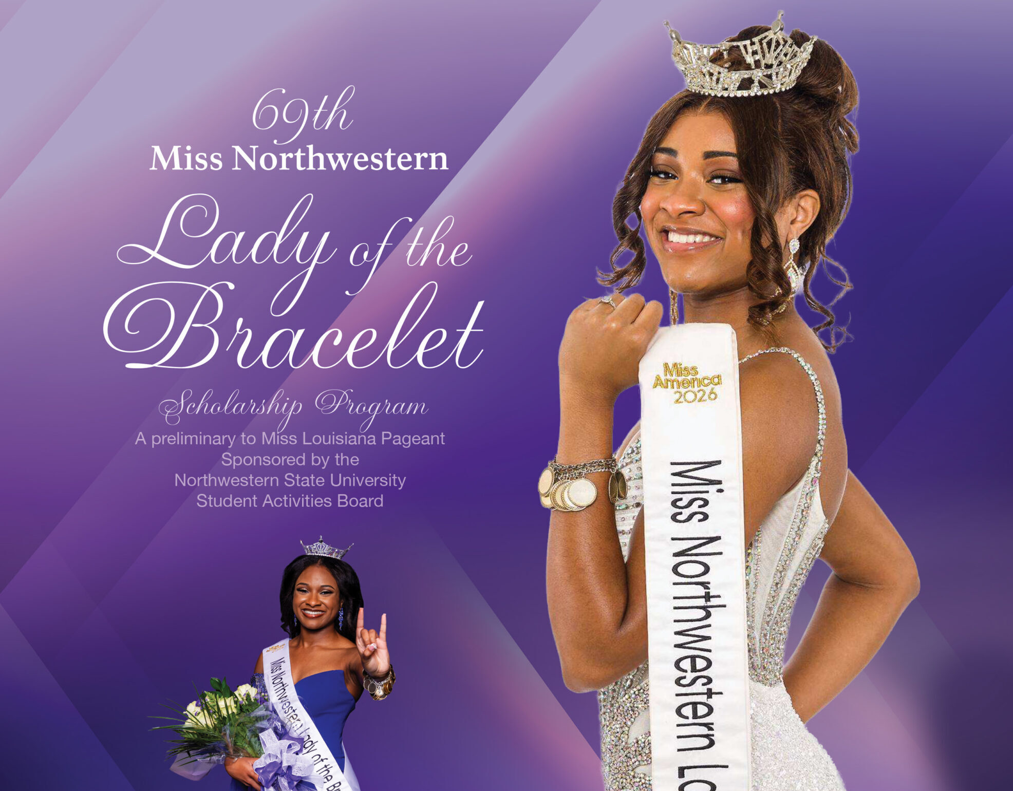 Nine to compete for title of Miss Northwestern – Lady of the Bracelet Nov. 5